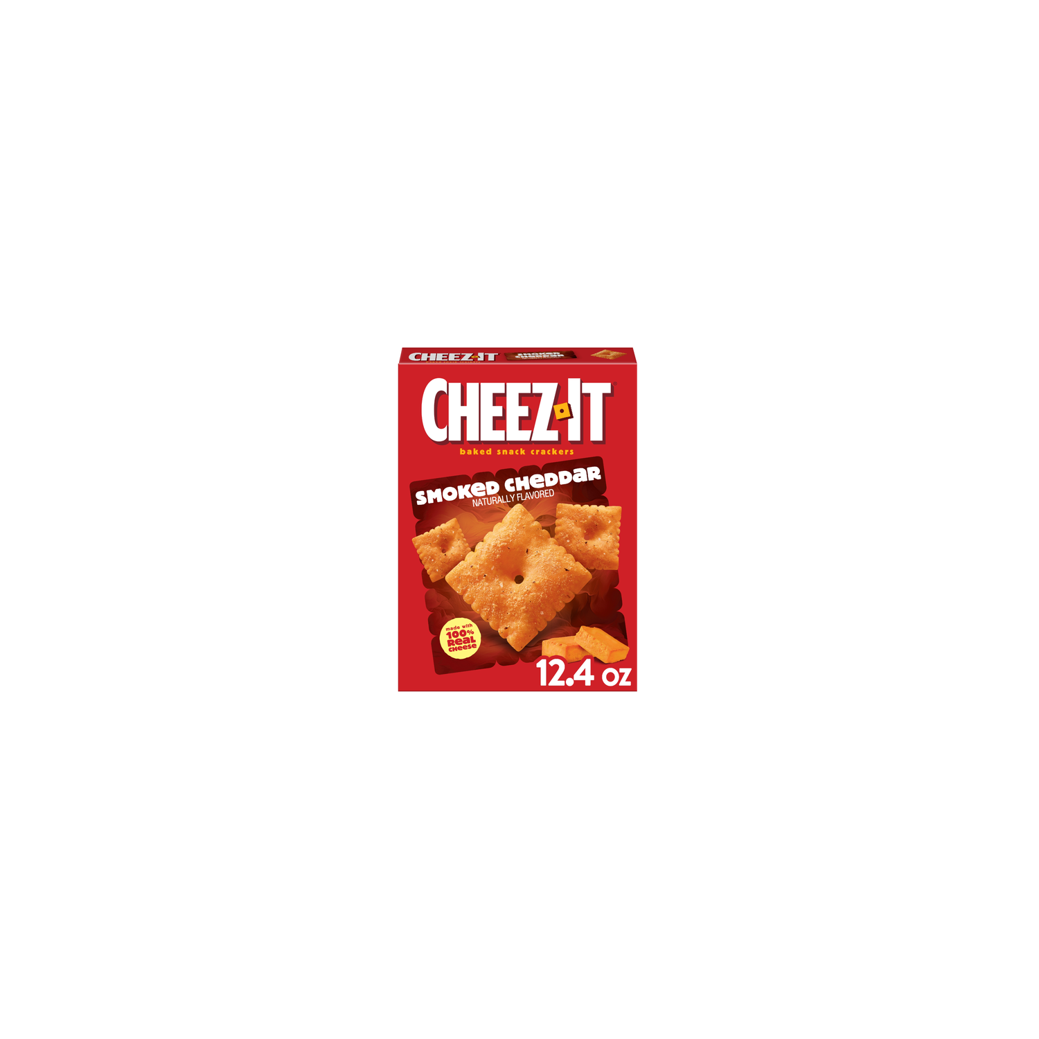 Cheez-It Smoked Cheddar Baked Snack Crackers - 12.4 Ounce Image 1 of 4