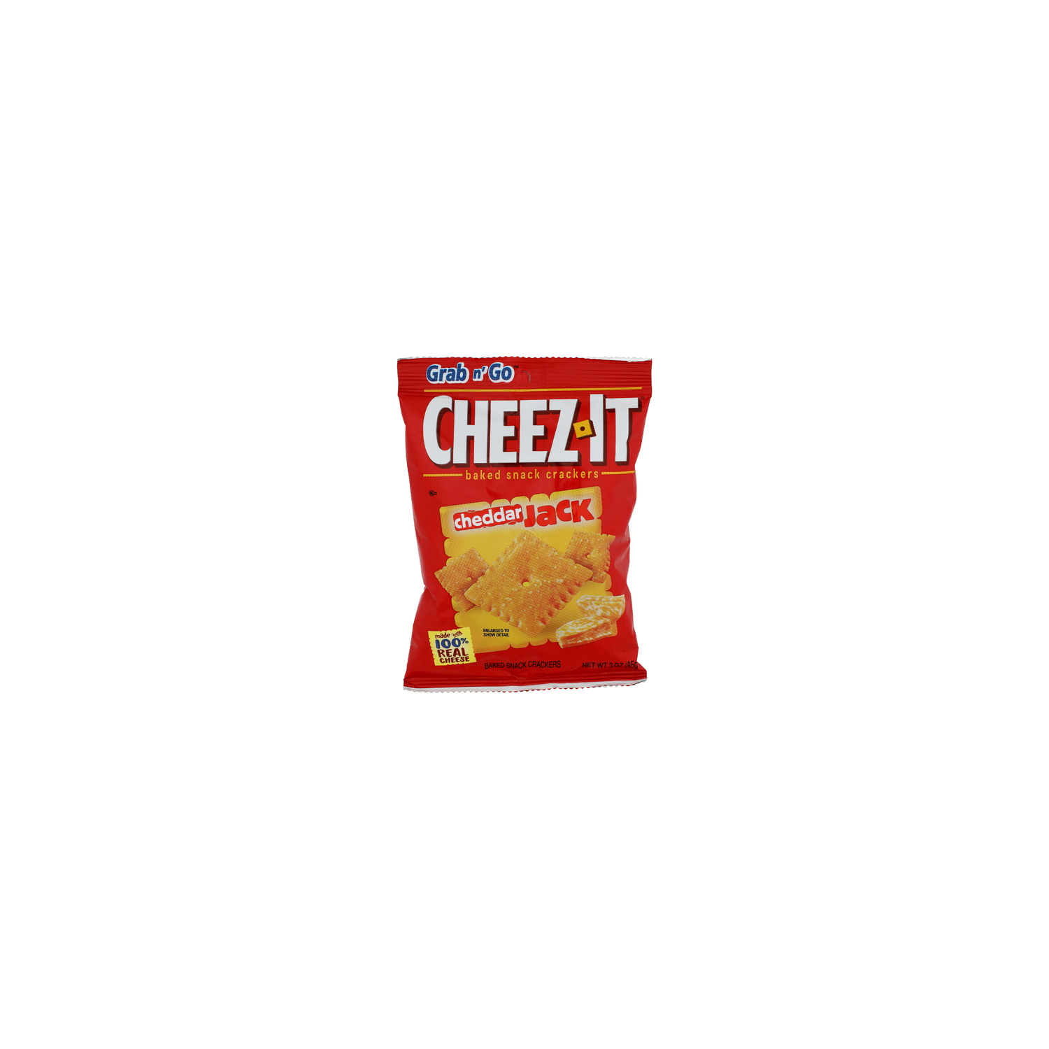 CHEEZ-IT Cheddar Jack Grab N' Go Baked Snack Crackers - 3 Ounce Image 1 of 4