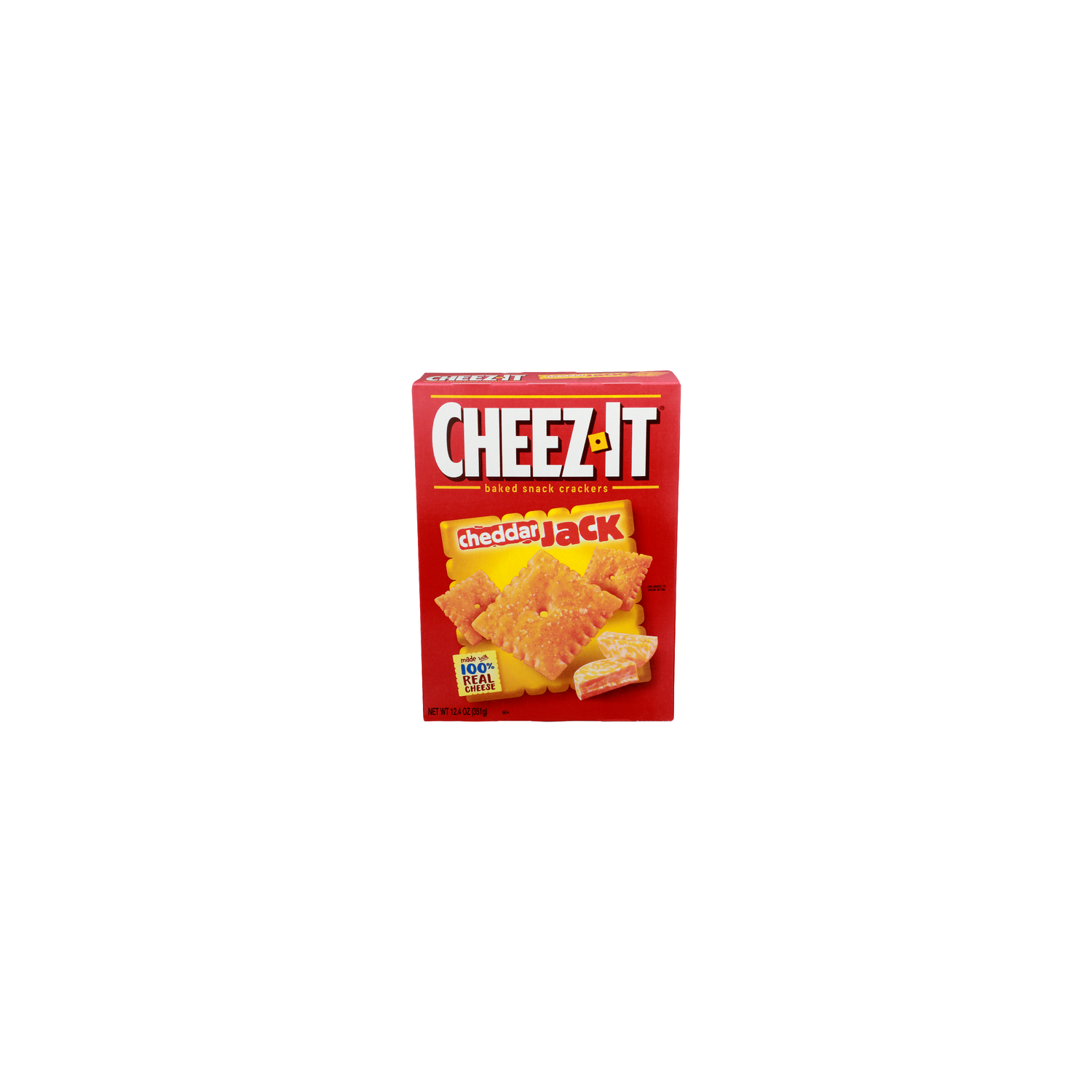 CHEEZ-IT Cheddar Jack Baked Snack Crackers - 12.4 Ounce Image 1 of 4