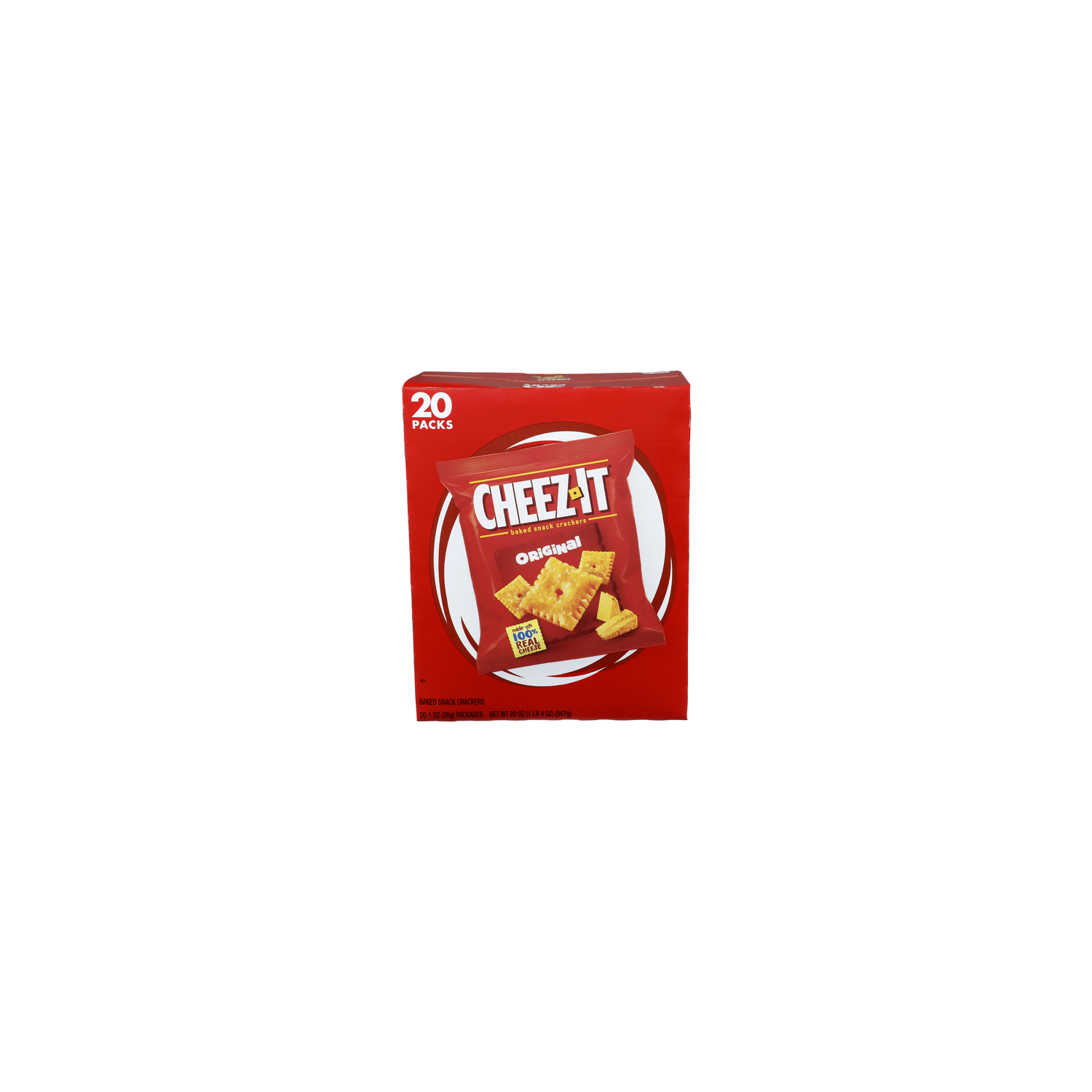 CHEEZ-IT Original Baked Snack Crackers - 20 Ounce Image 1 of 4