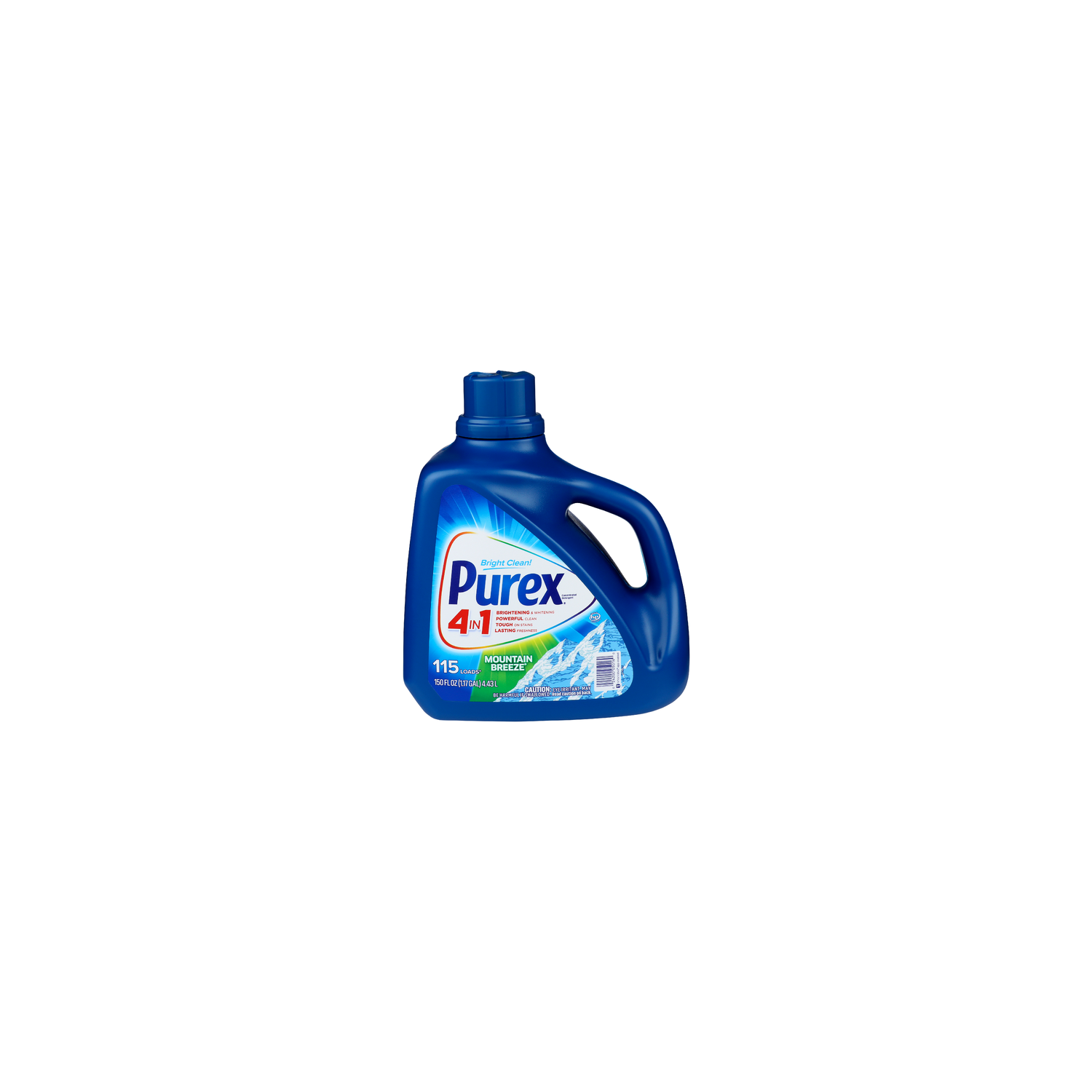 Purex Mountain Breeze 4 In 1 Concentrated Detergent - 1.304 Fluid Ounce - 115 Count Image 1 of 3