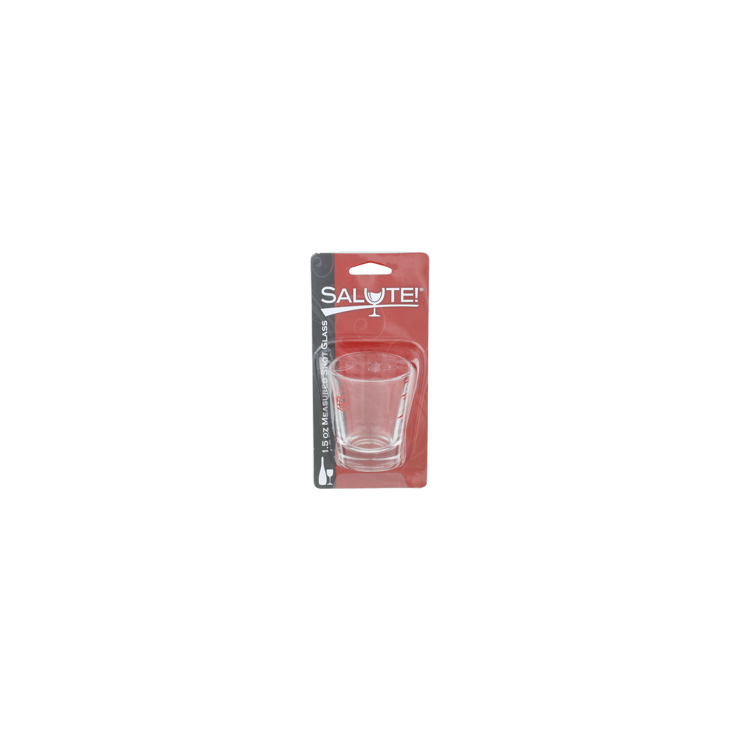 SALUTE! Measured Shot Glass - 1 Each Image 1 of 2