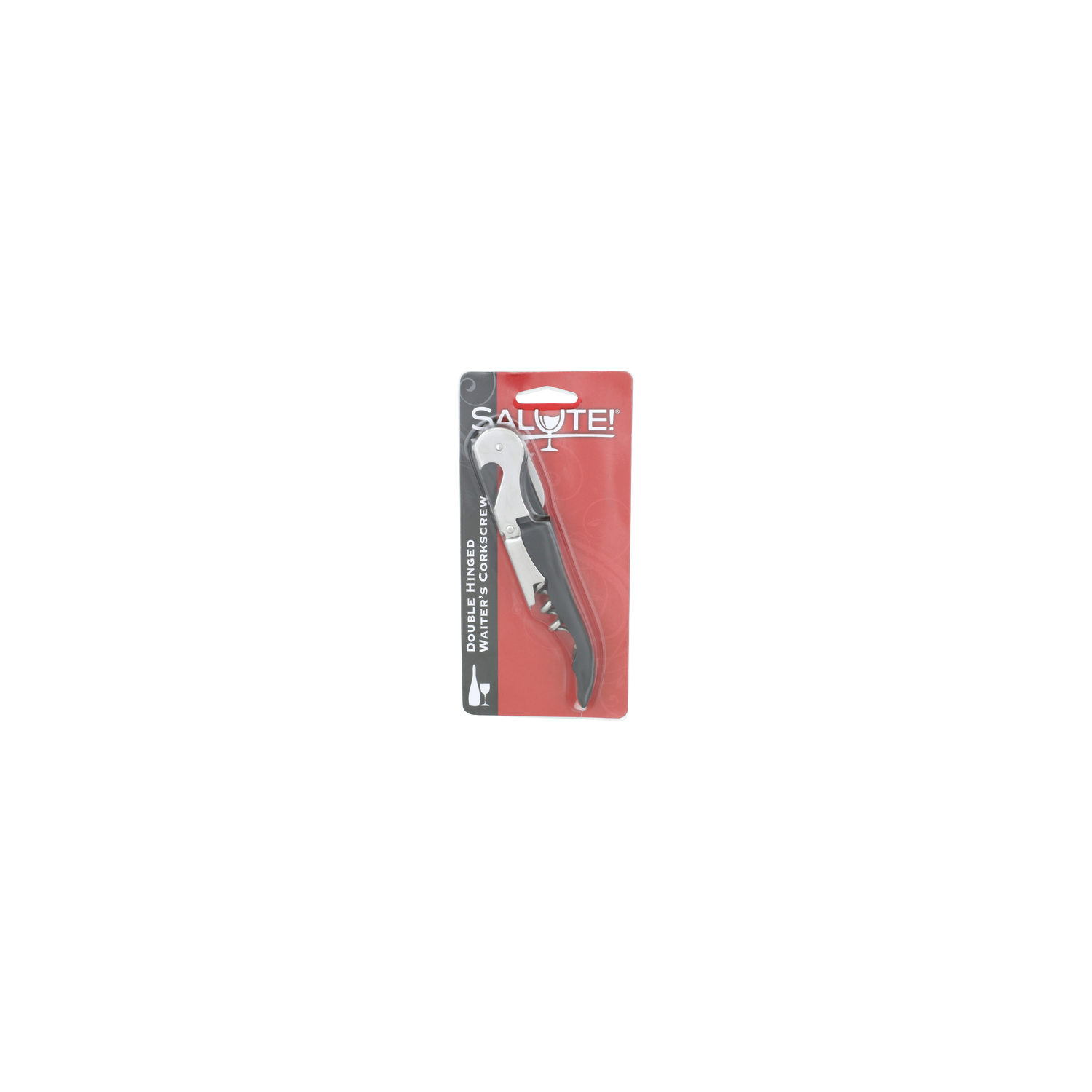 SALUTE! Double Hinged Waiter's Corkscrew - 1 Each Image 1 of 2