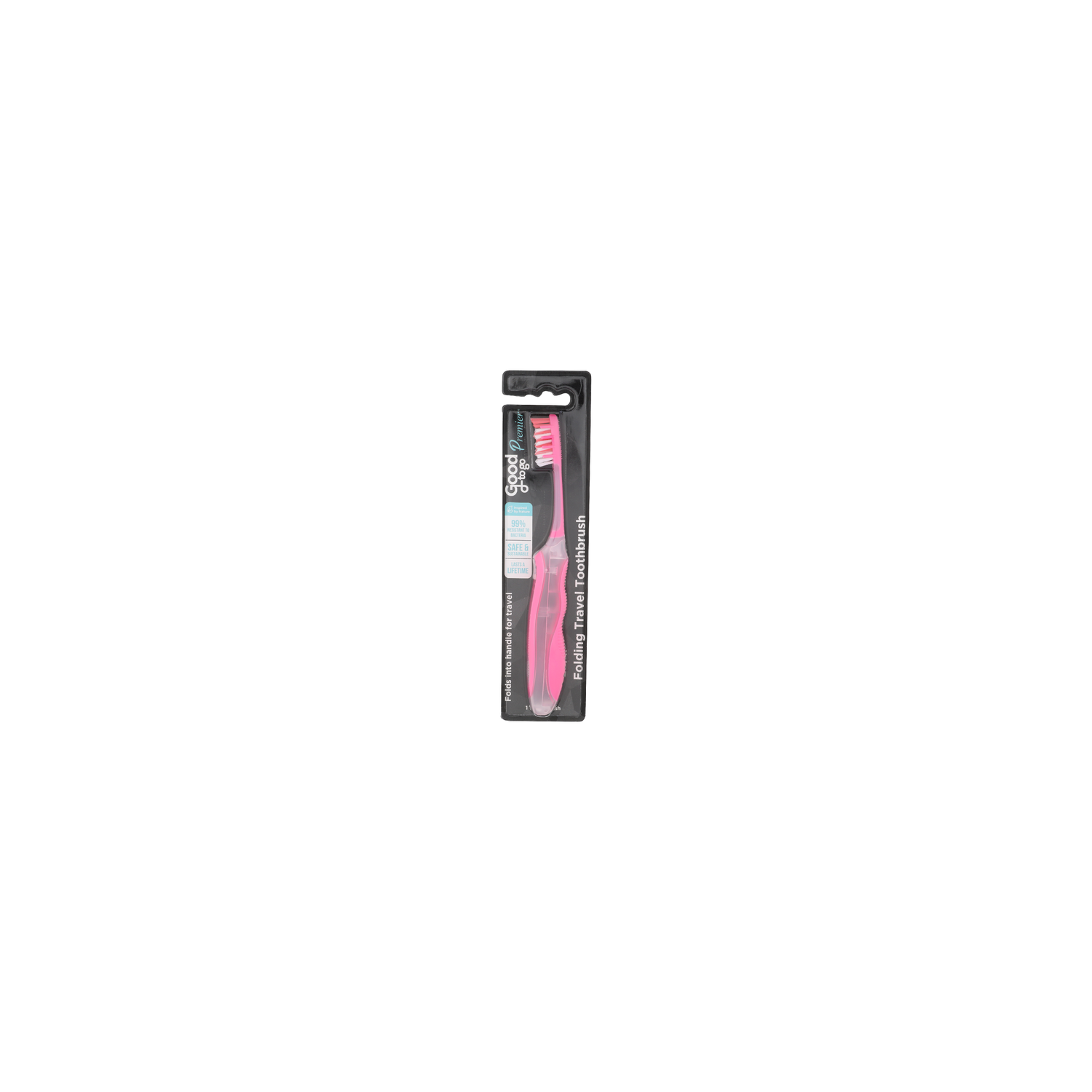Good To Go Premier Folding Travel Toothbrush - 1 Each Image 1 of 2