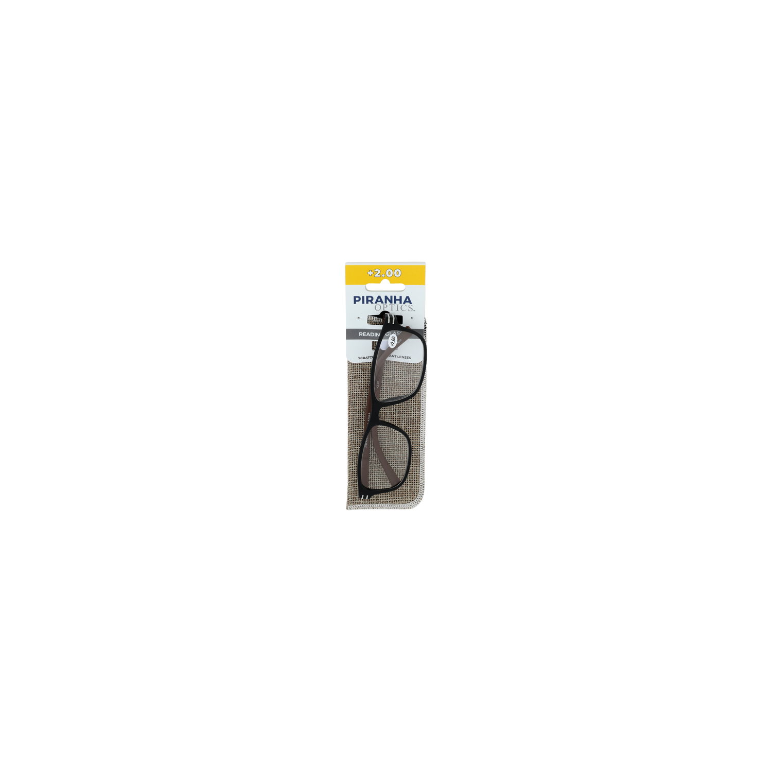 Piranha Optics +2.00 Reading Glasses - 1 Each Image 1 of 2