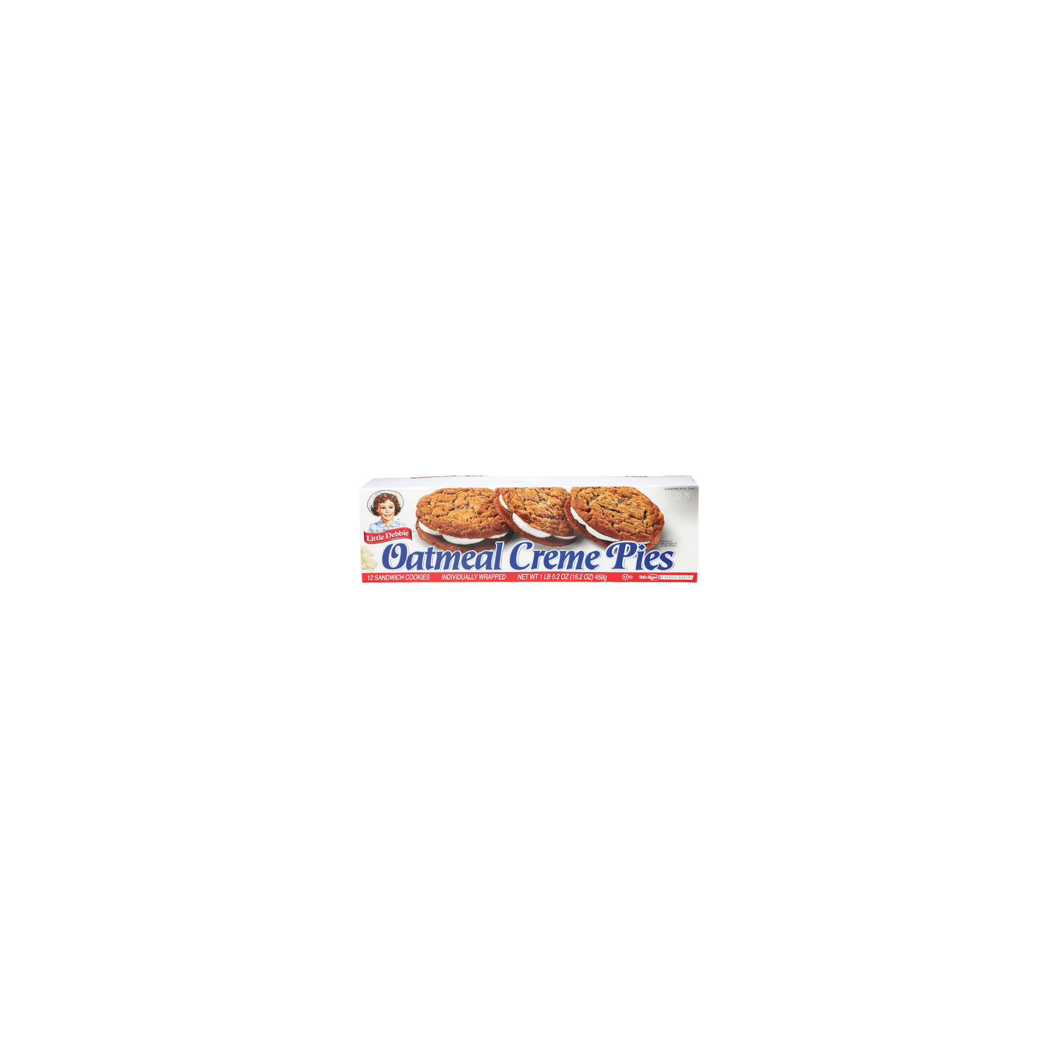 Little Debbie Oatmeal Creme Pies - 1.35 Ounce - 12 Count Image 1 of 4