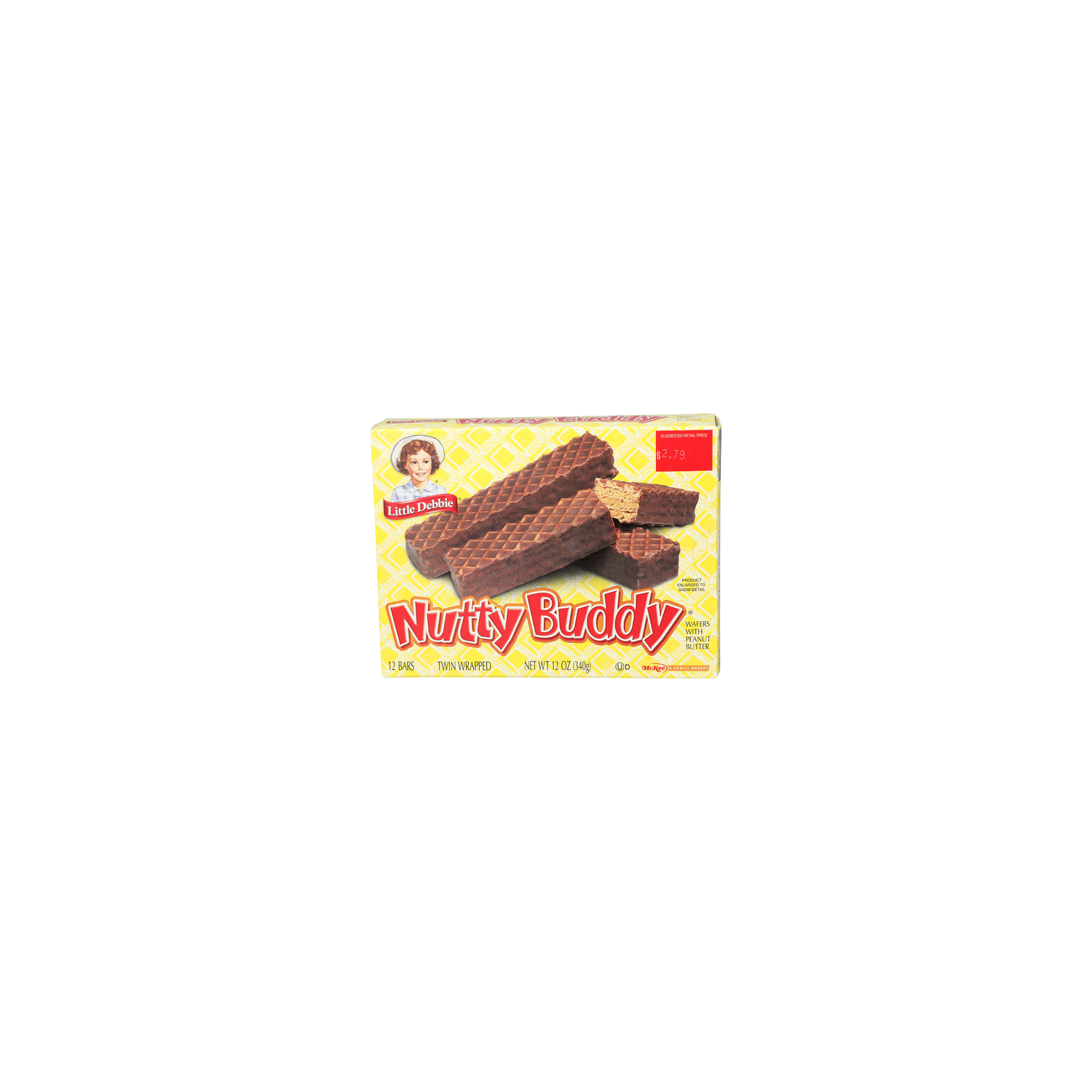 Little Debbie Nutty Buddy Wafers With Peanut Butter - 12 Ounce Image 1 of 4
