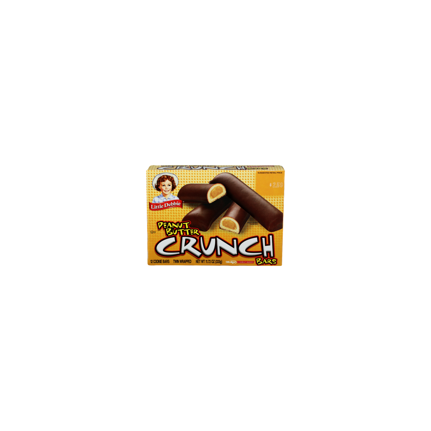Little Debbie Peanut Butter Crunch Bars - 0.977 Ounce - 12 Count Image 1 of 4