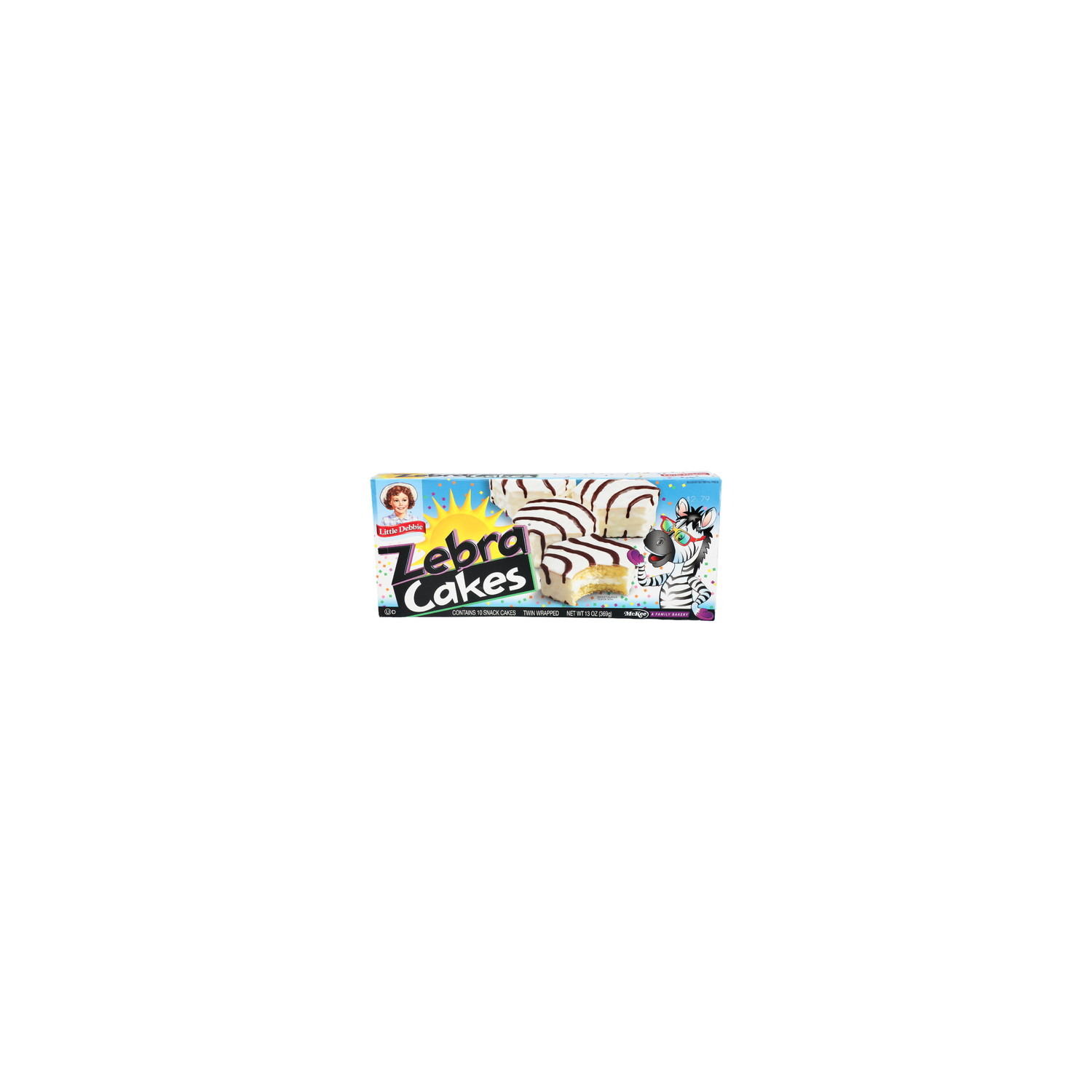 Little Debbie Twin Wrapped Zebra Cakes - 1.3 Ounce - 10 Count Image 1 of 4