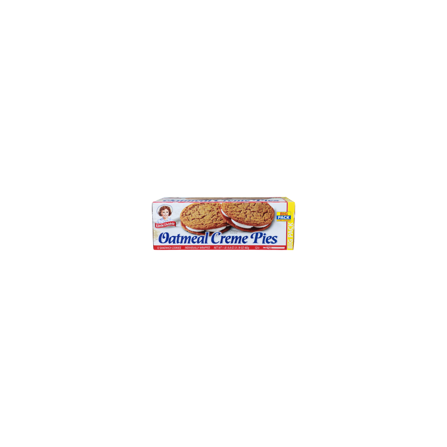 Little Debbie Oatmeal Creme Pies - 2.648 Ounce - 12 Count Image 1 of 4