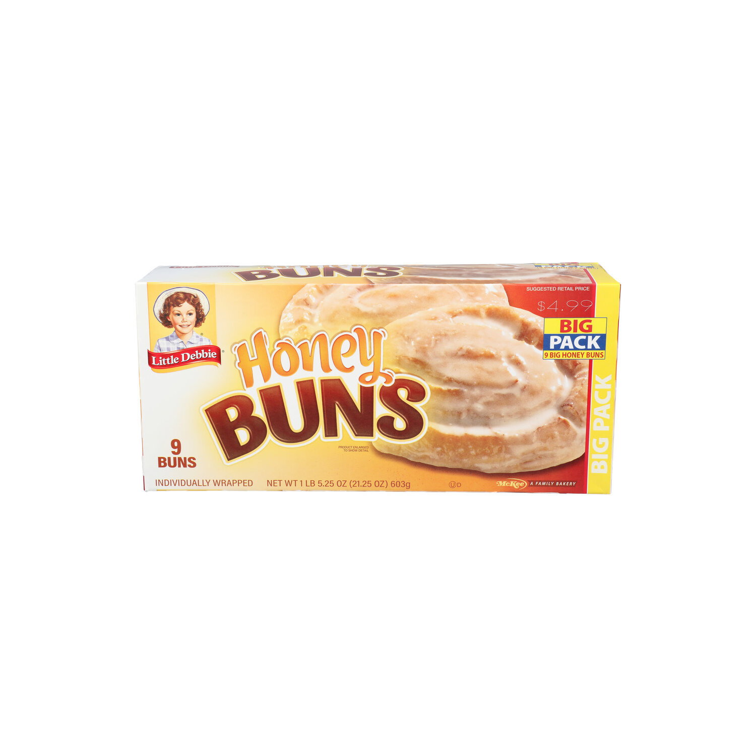 Little Debbie Big Pack Honey Buns - 2.361 Ounce - 9 Count Image 1 of 4