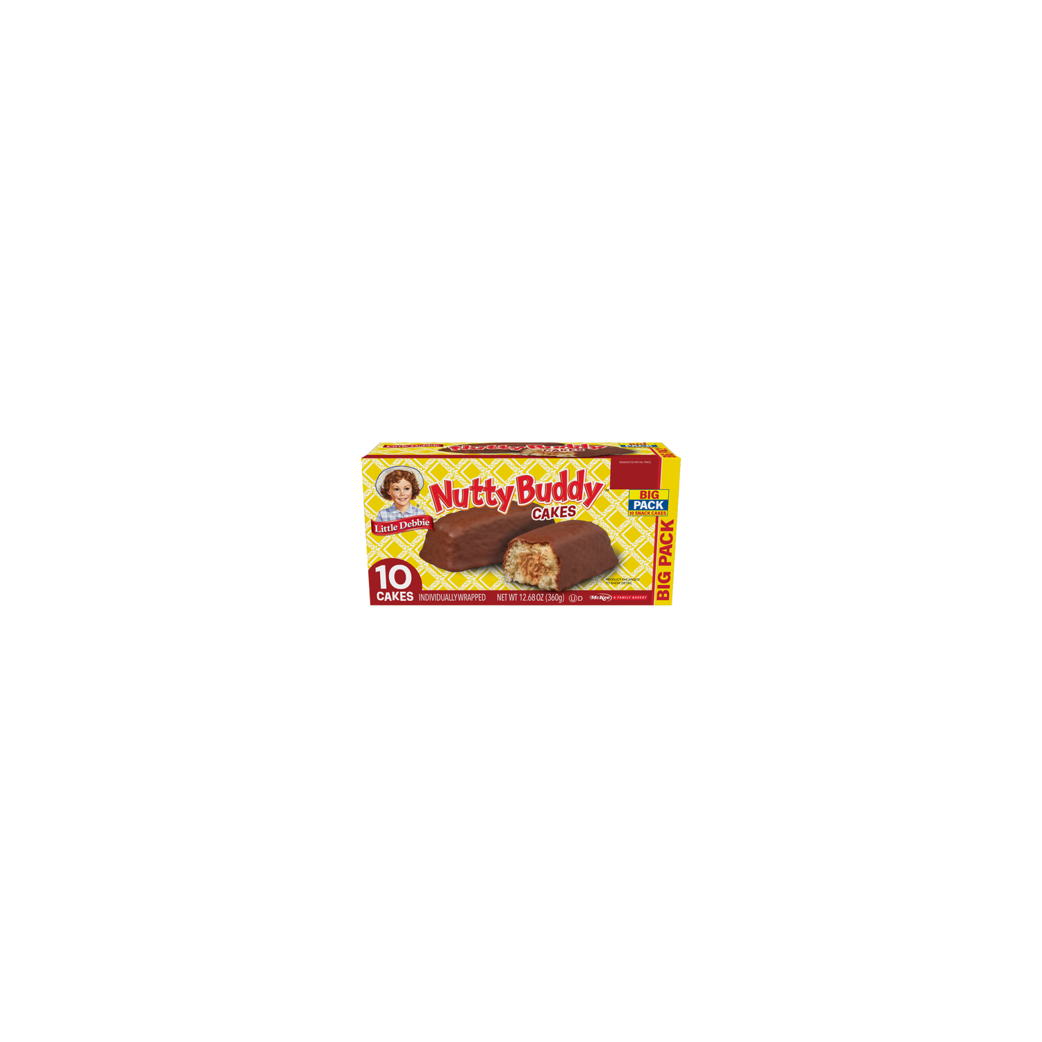 Little Debbie Big Pack Nutty Buddy Cakes - 15.28 Ounce