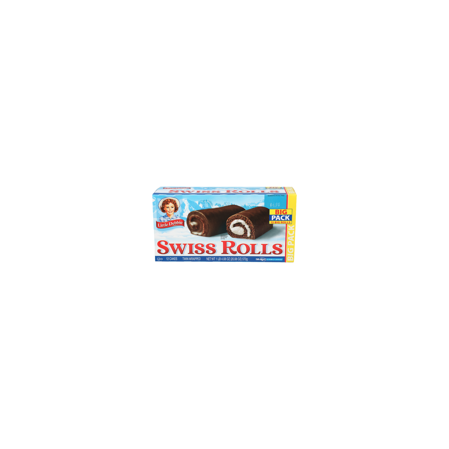 Little Debbie Big Pack Swiss Rolls - 1.673 Ounce - 12 Count Image 1 of 4