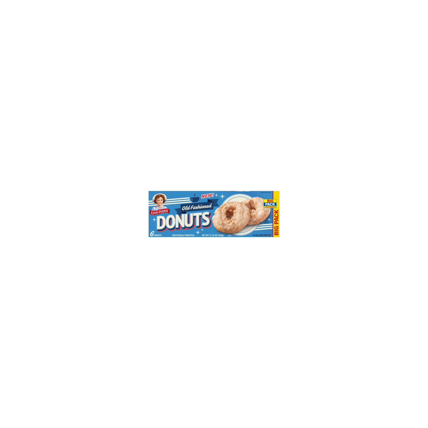 Little Debbie Big Pack Old Fashioned Donuts - 17.62 Ounce