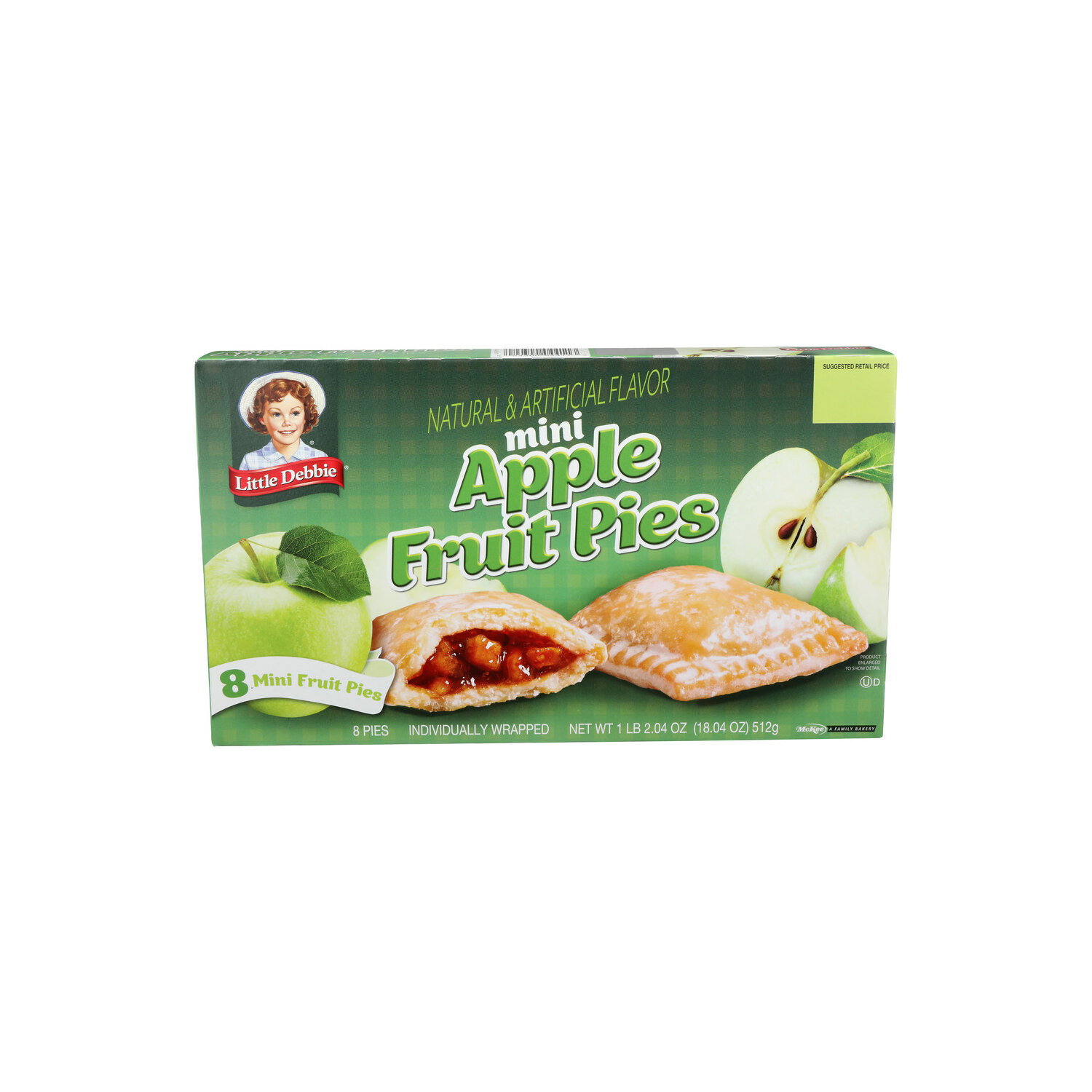 Little Debbie Individually Wrapped Mini Apple Fruit Pies - 2.255 Ounce - 8 Count Image 1 of 4