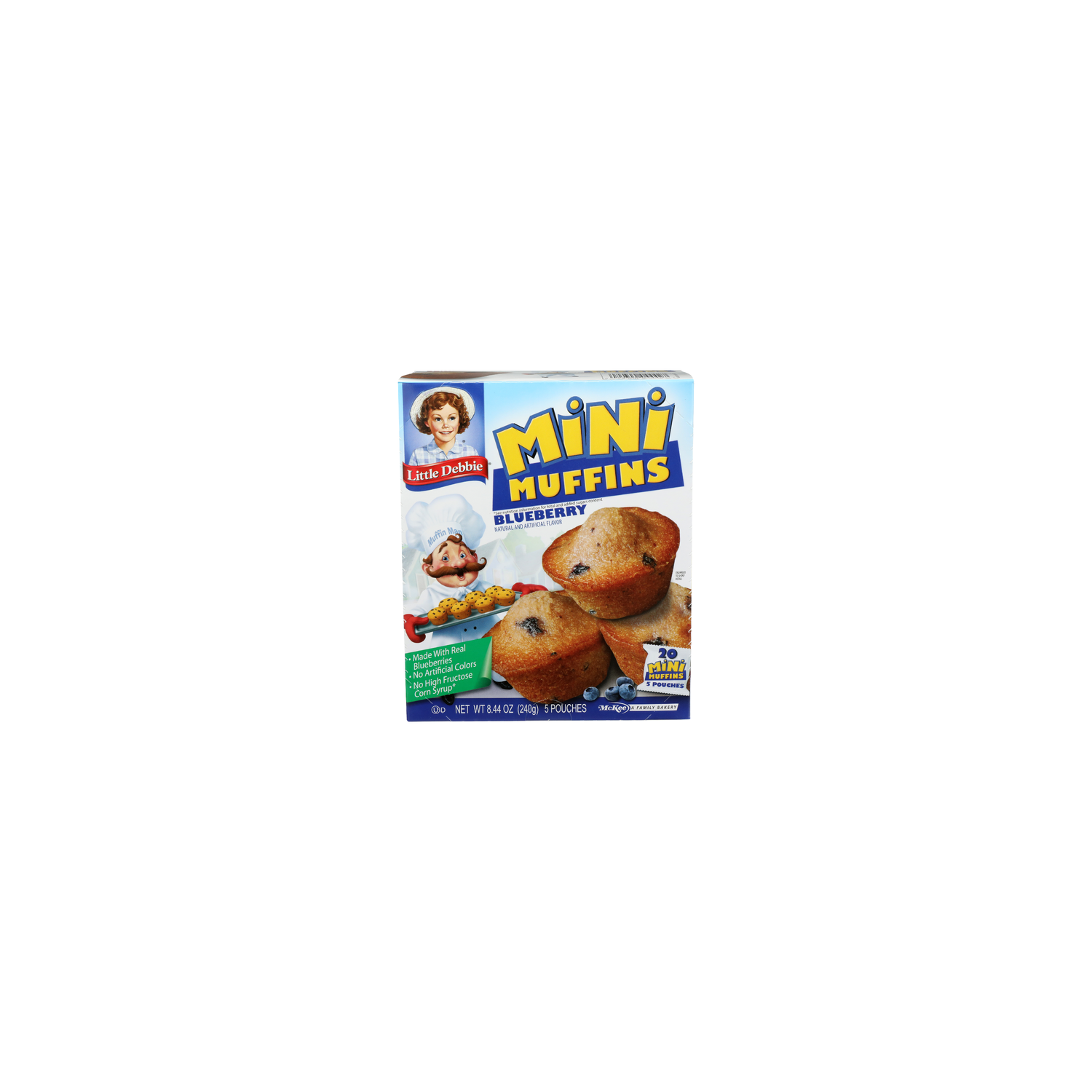 Little Debbie Blueberry Mini Muffins - 1.688 Ounce - 5 Count Image 1 of 4