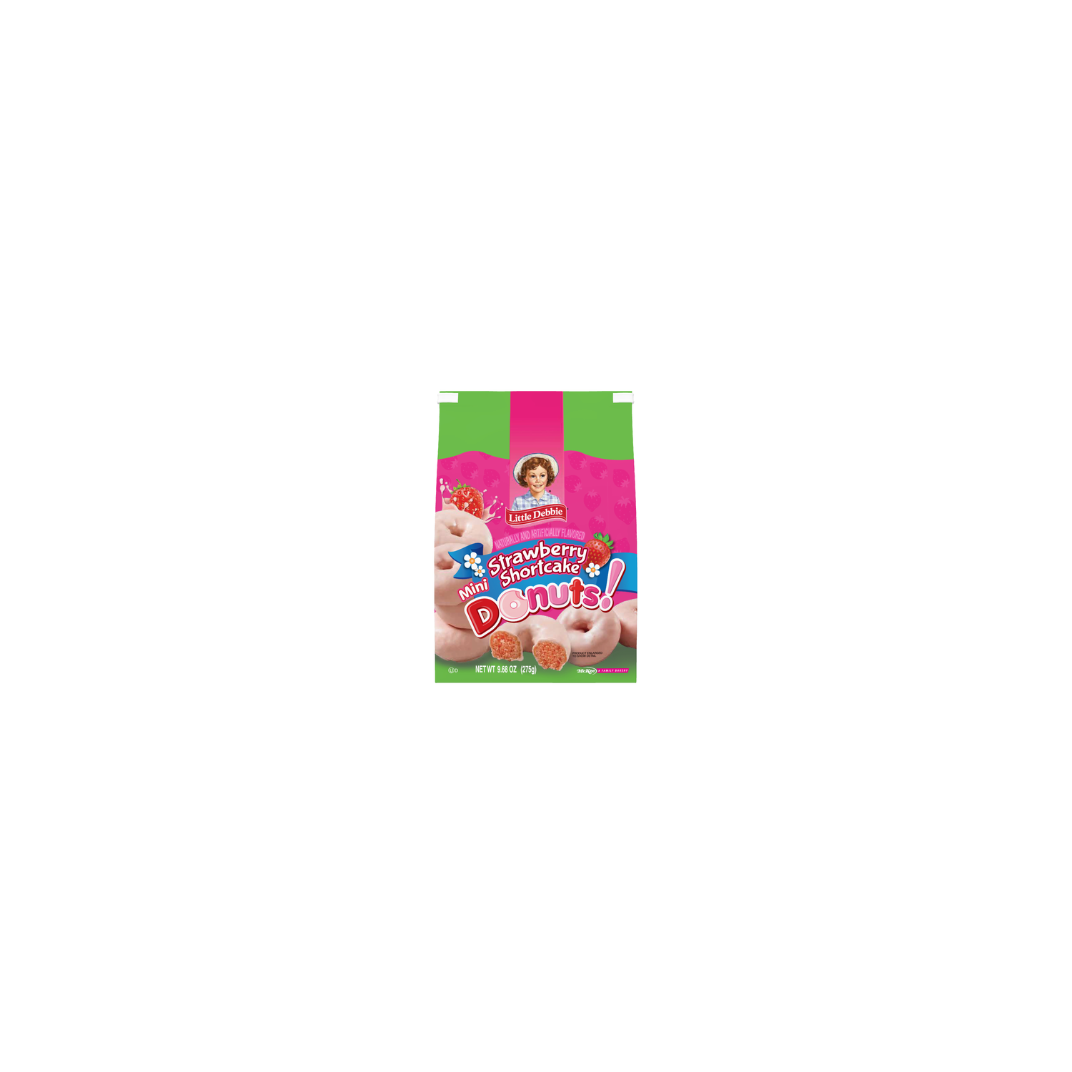 Little Debbie Mini Strawberry Shortcake Donuts - 9.68 Ounce