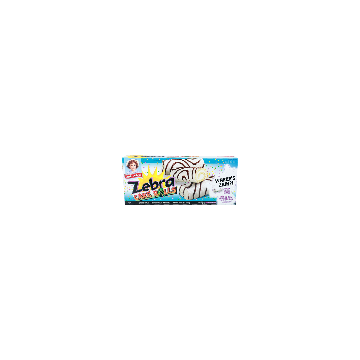 Little Debbie Zebra Cake Rolls - 2.183 Ounce - 6 Count Image 1 of 4