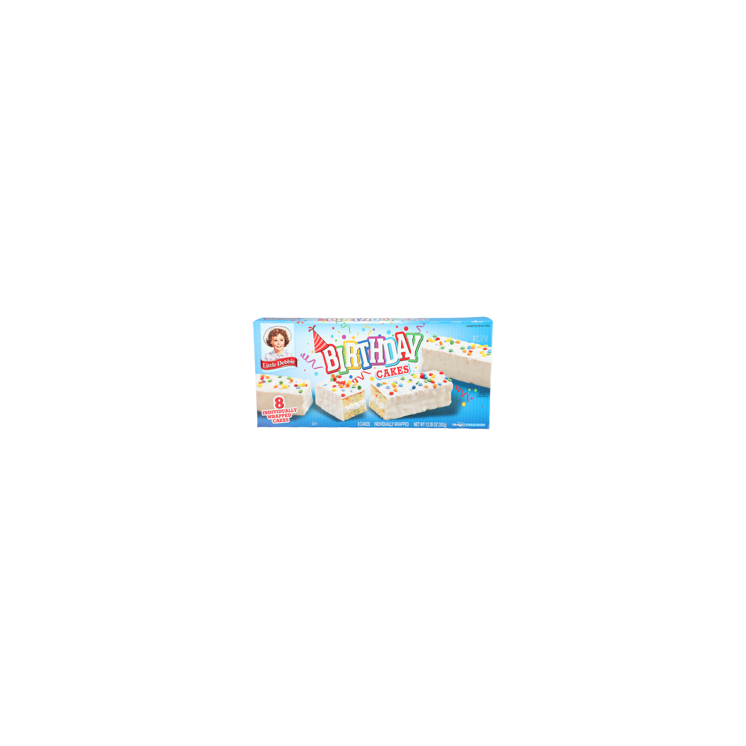 Little Debbie Birthday Cakes - 1.549 Ounce - 8 Count Image 1 of 4