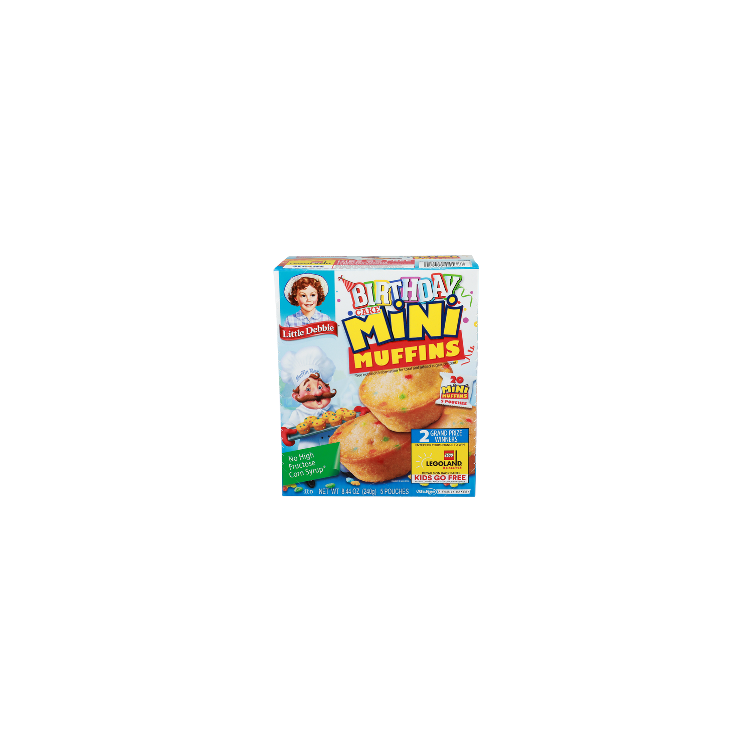 Little Debbie Birthday Cake Mini Muffins - 1.688 Ounce - 5 Count Image 1 of 4