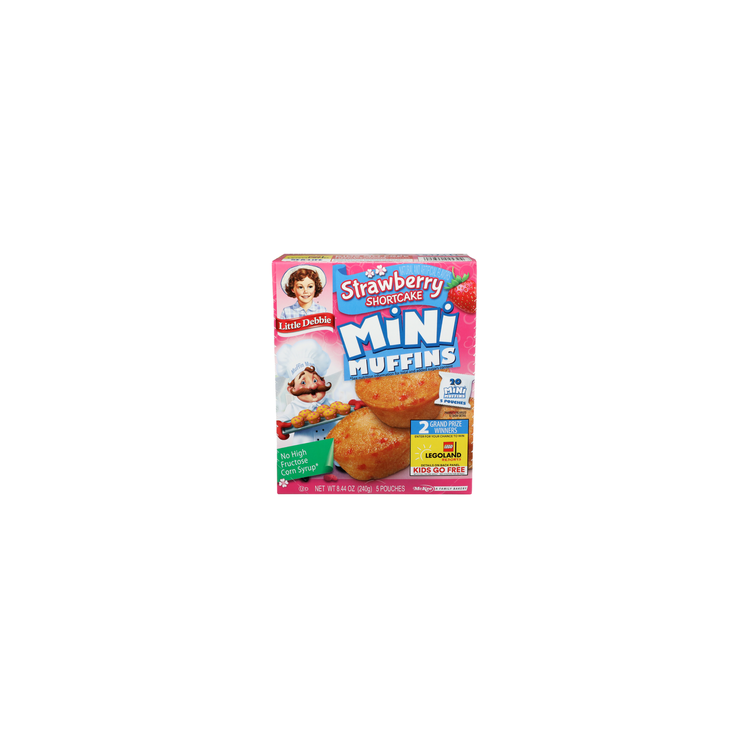 Little Debbie Strawberry Shortcake Mini Muffins - 1.688 Ounce - 5 Count Image 1 of 4