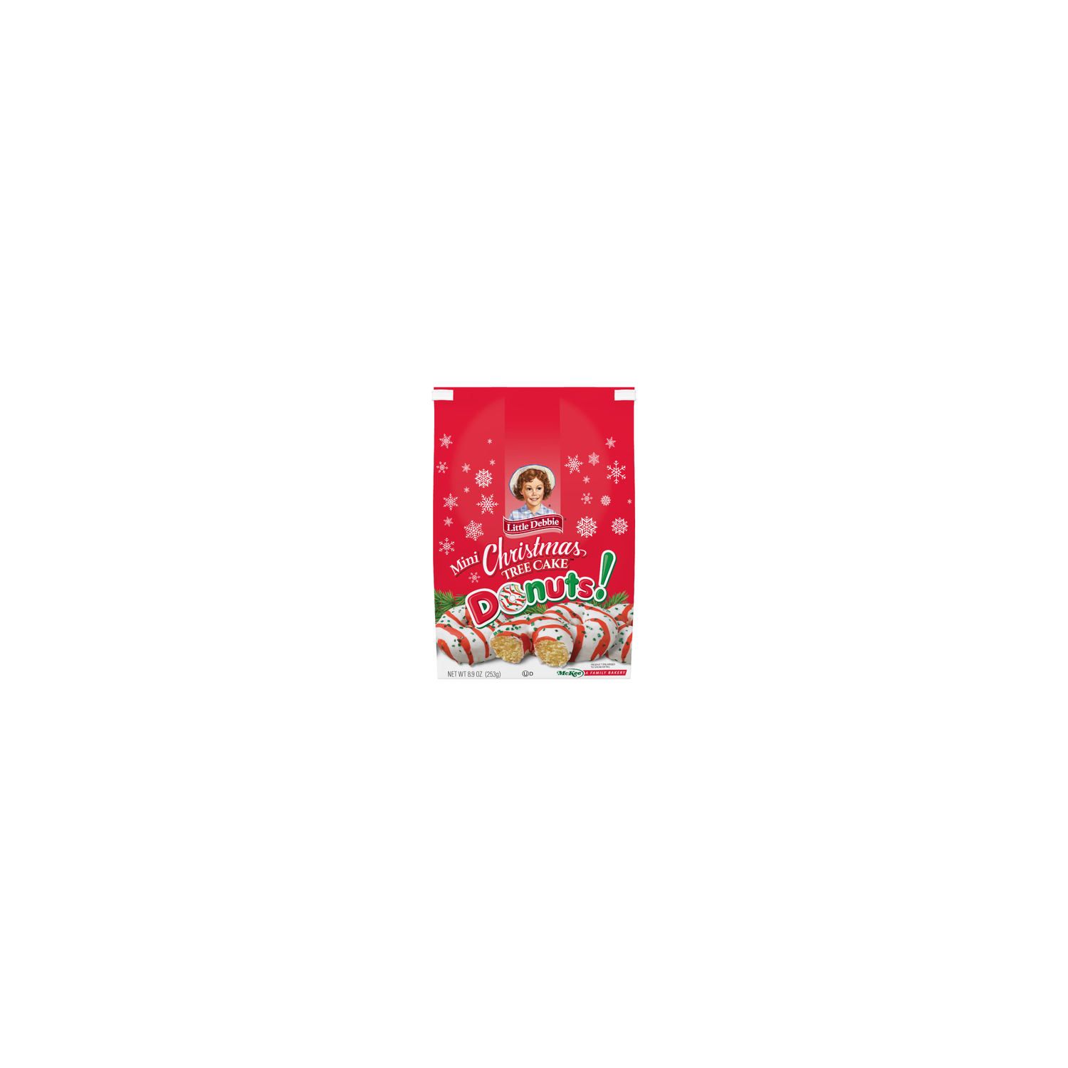 Little Debbie Family Pack Christmas Tree Mini Donuts - 8.9 Ounce