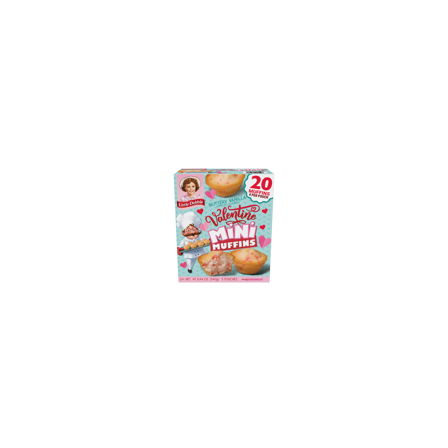 Little Debbie Valentine Mini Muffins - 8.44 Ounce
