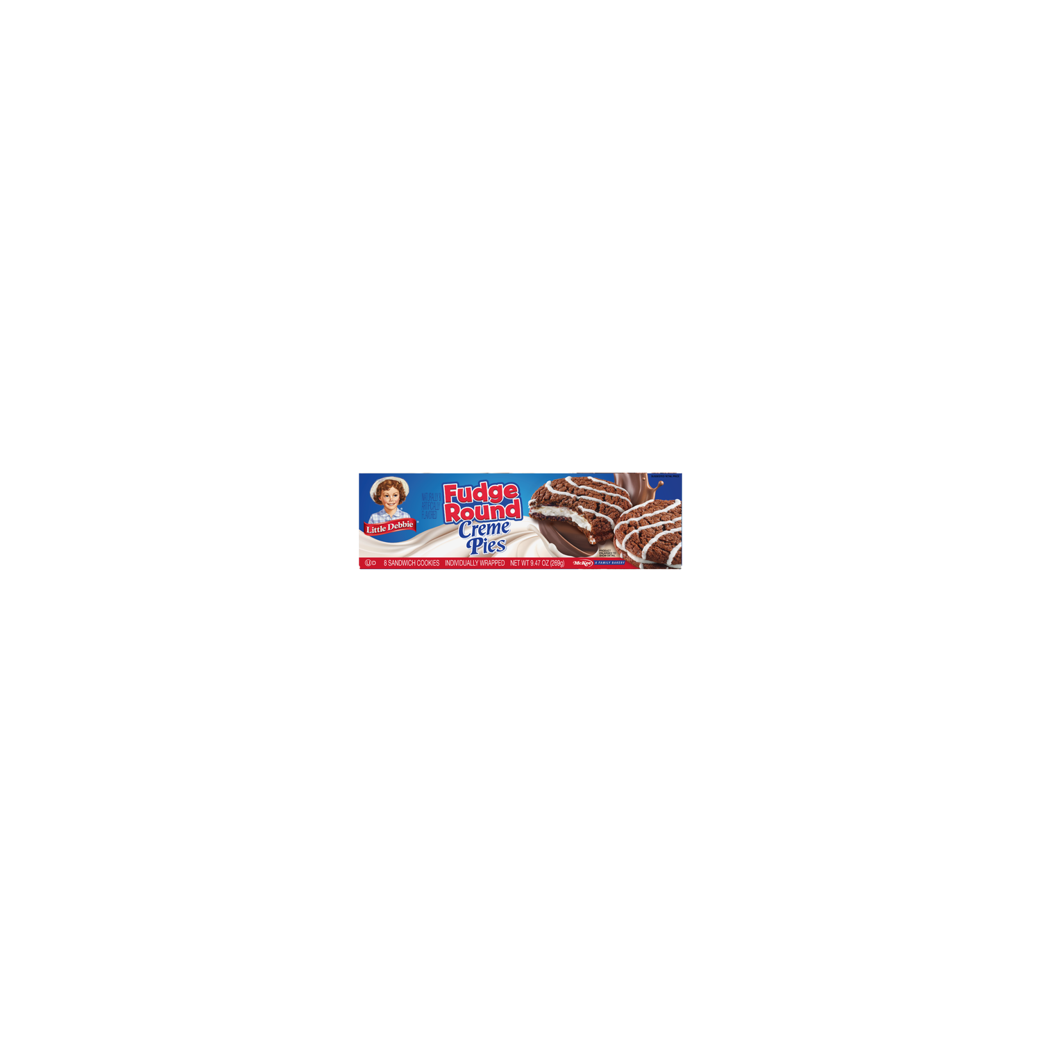 Little Debbie Fudge Round Creme Pies - 9.47 Ounce