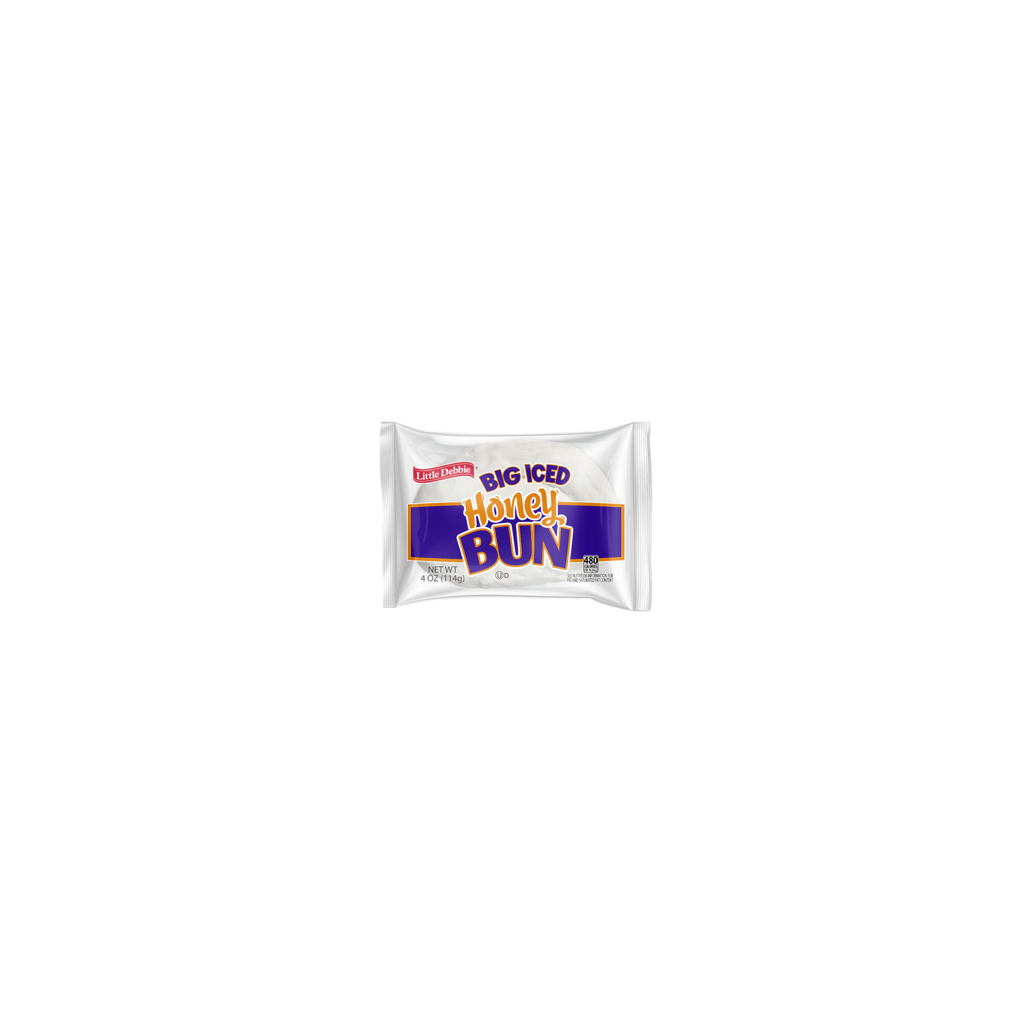 Little Debbie Snack Iced Honey Buns - 4.5 Ounce