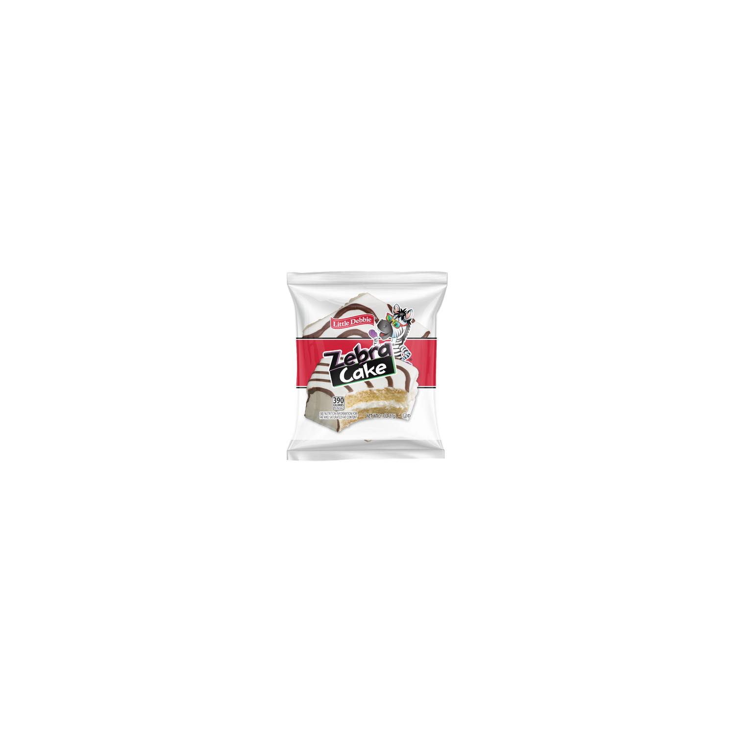 Little Debbie Snack Zebra Cakes - 3.6 Ounce