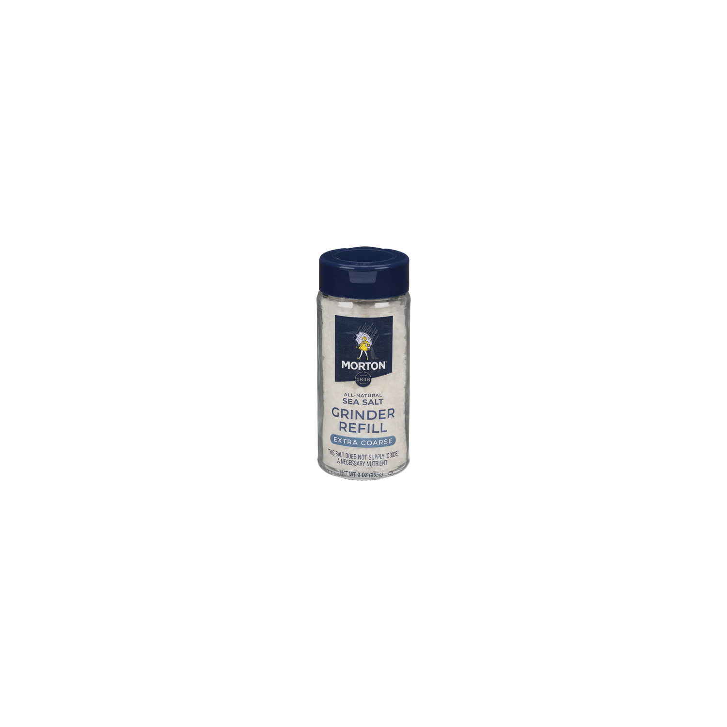 Morton Salt Morton Sea Salt Grinder Refill, Extra Coarse, Non-Iodized - 9 Ounce