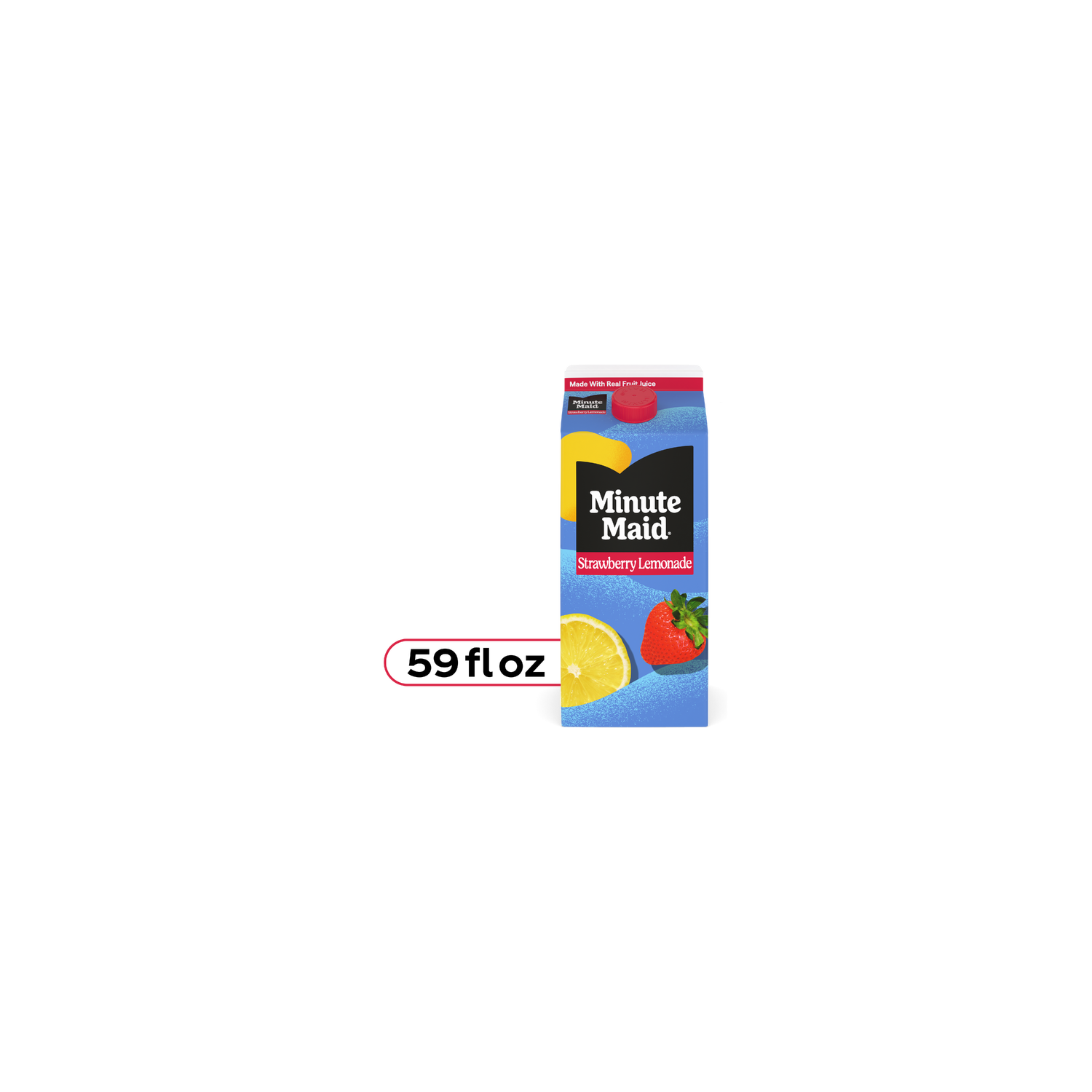 Minute Maid Strawberry Lemonade Carton - 59 Fluid Ounce Image 1 of 4