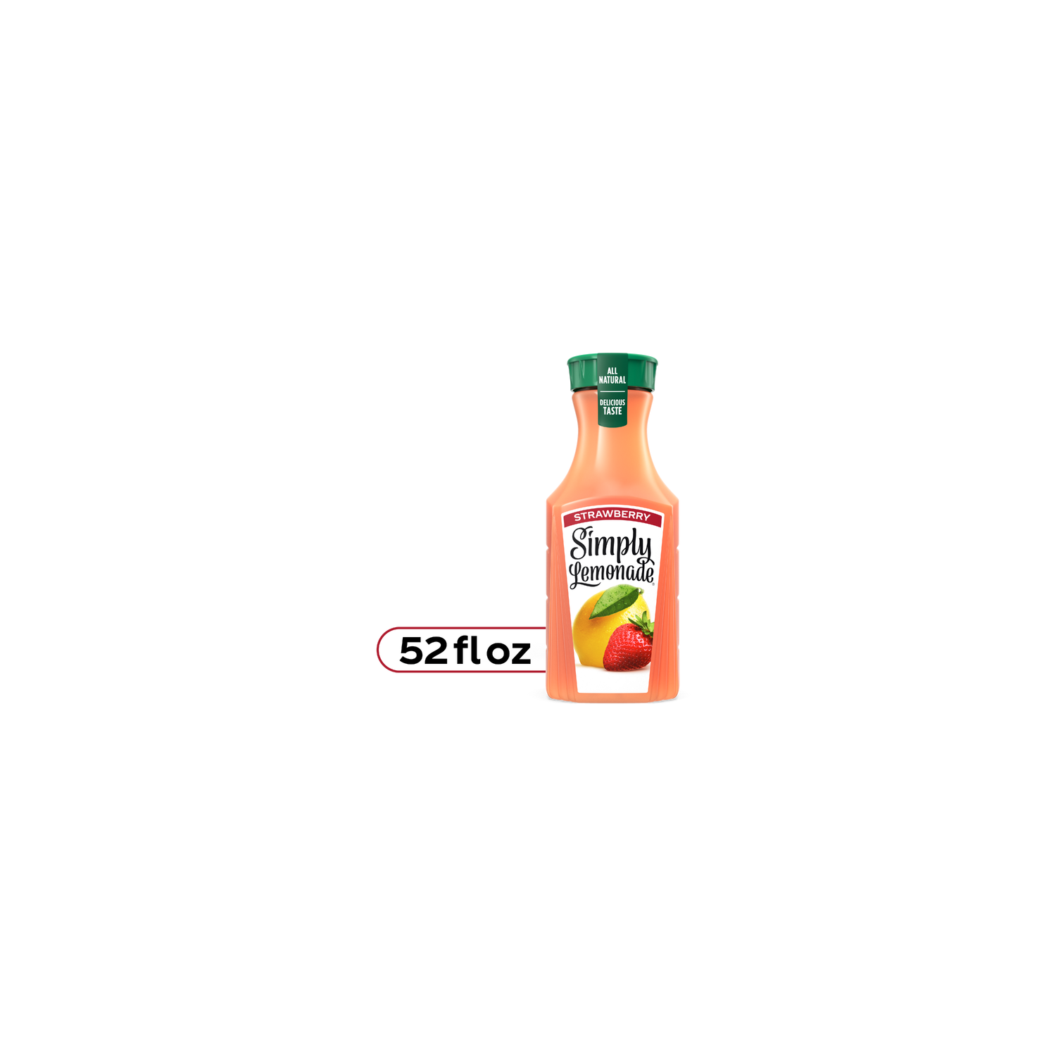 Simply Lemonade With Strawberry Bottle - 52 Fluid Ounce Image 1 of 4