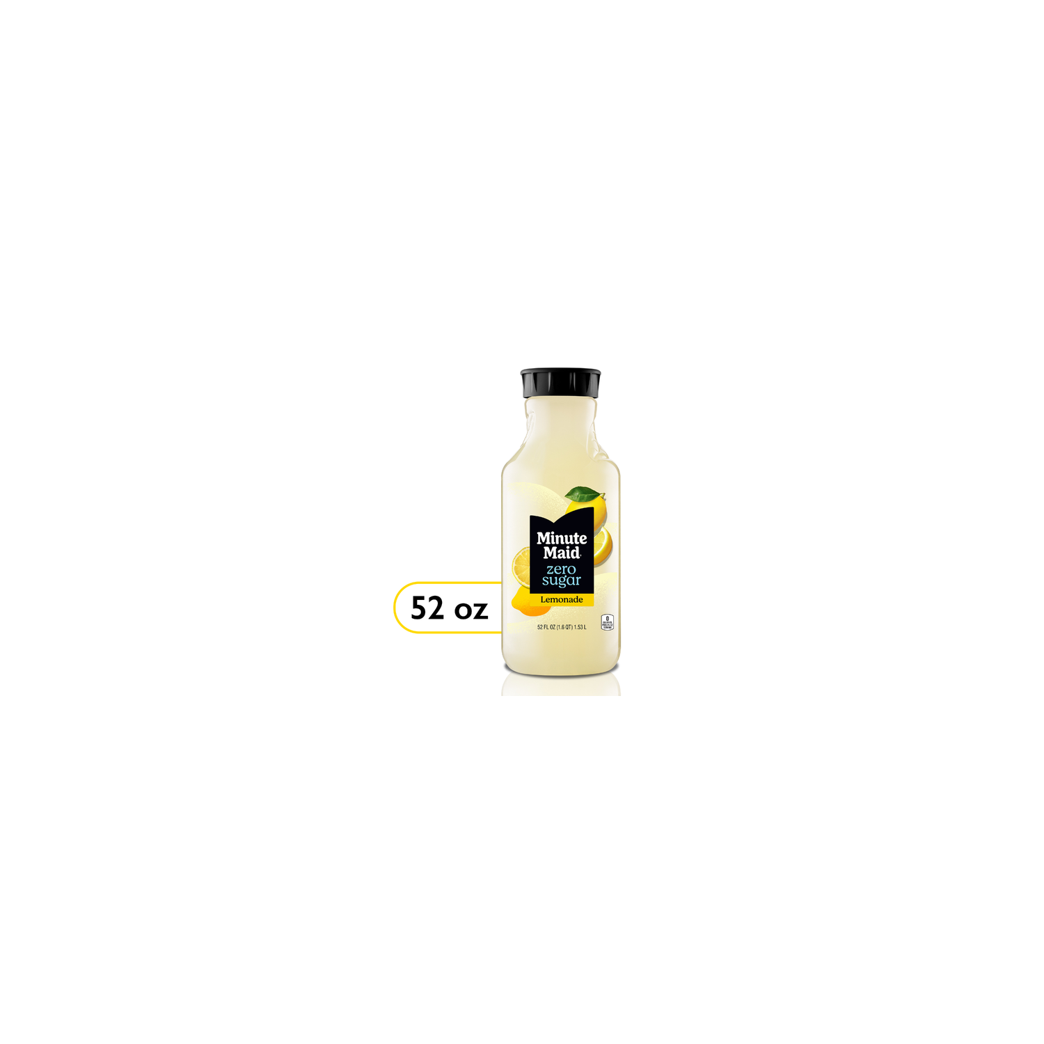 Minute Maid Zero Sugar Lemonade Bottle - 52 Fluid Ounce Image 1 of 4