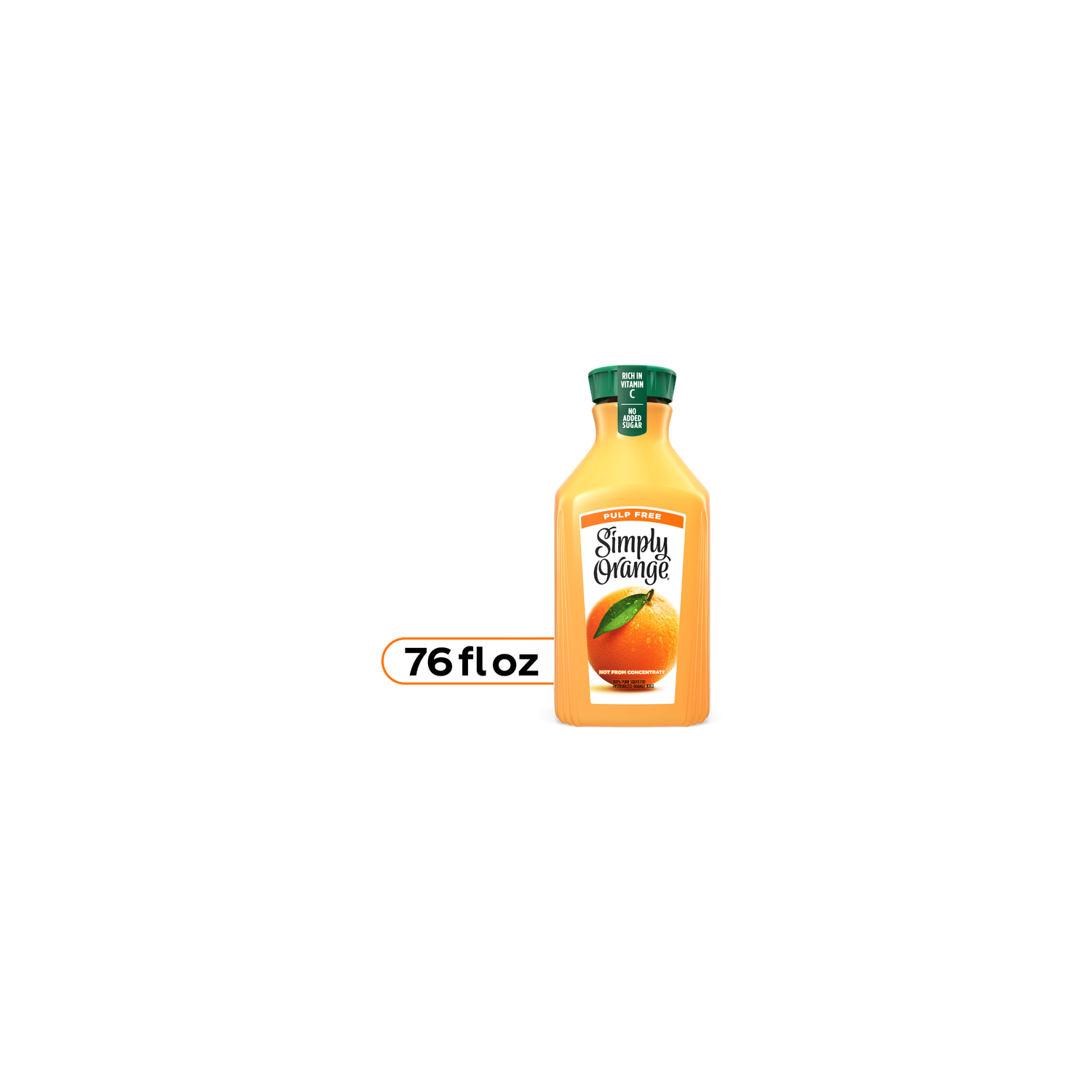 Simply Orange Pulp Free Orange Juice - 76 Fluid Ounce Image 1 of 4