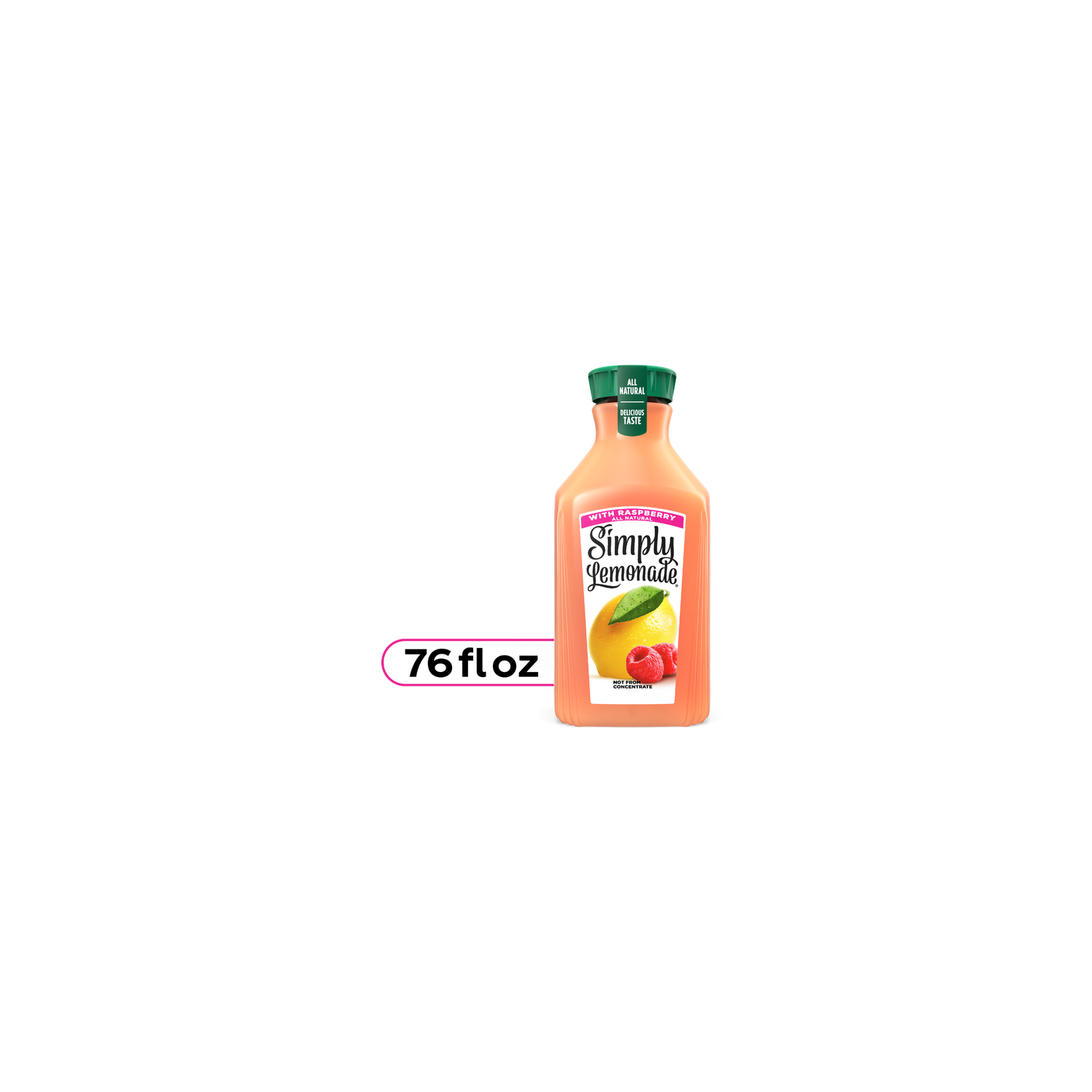 Simply Lemonade With Raspberry Bottle - 76 Fluid Ounce Image 1 of 4