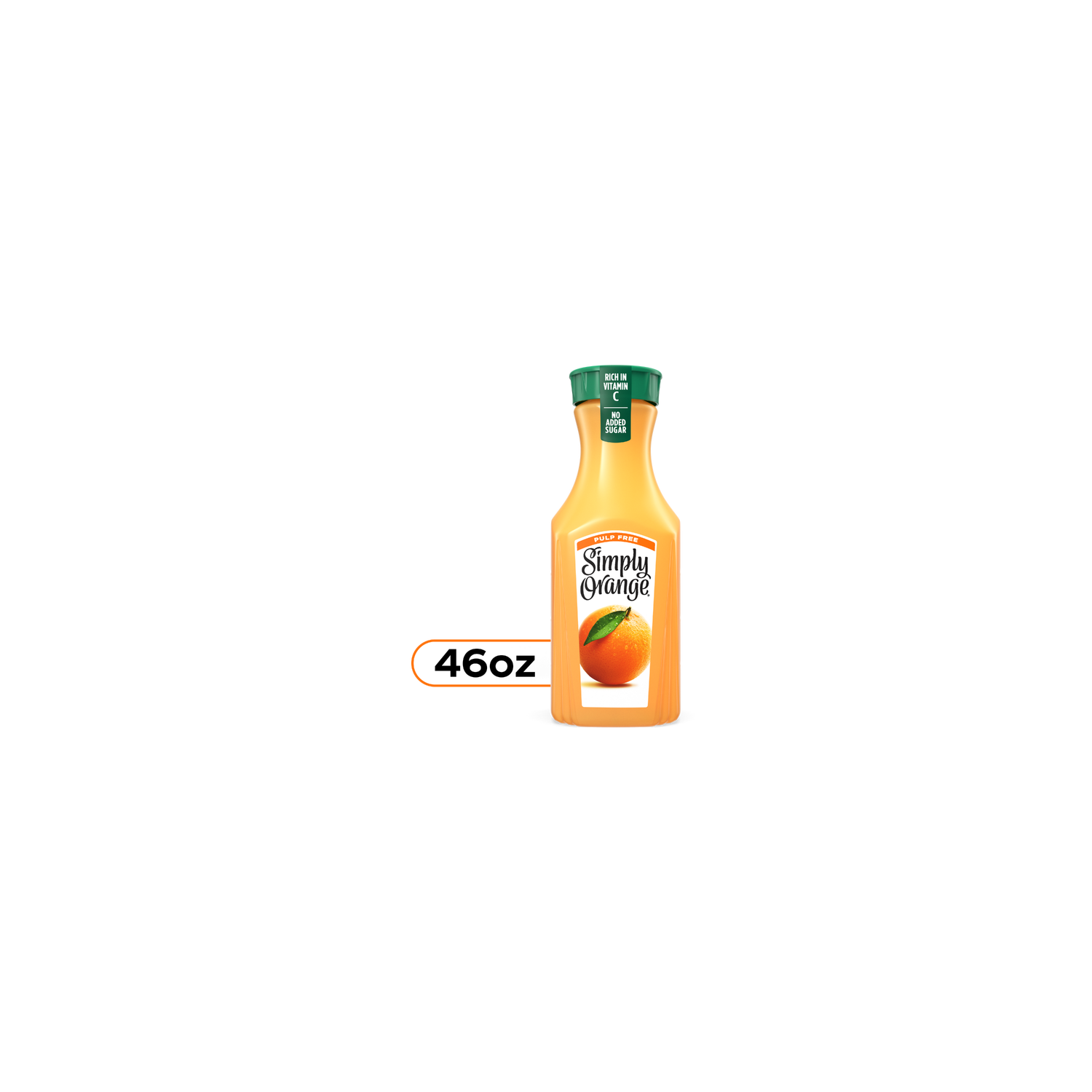 Simply Pulp-Free Orange Juice Bottle - 46 Fluid Ounce Image 1 of 4
