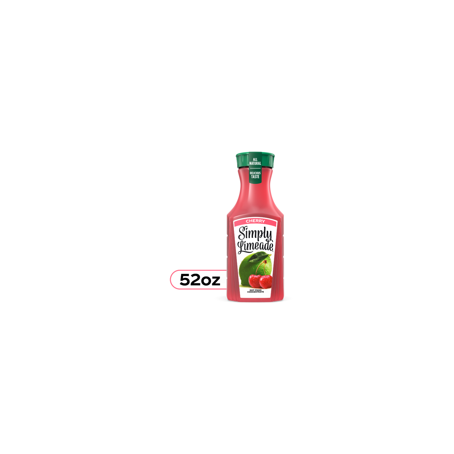 Simply Limeade With Cherry Drink Bottle - 52 Fluid Ounce Image 1 of 4