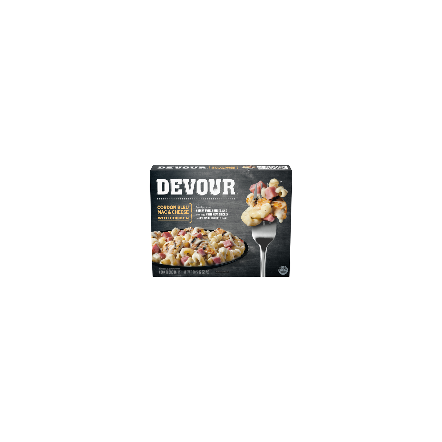 Devour Chicken Cordon Bleu Mac & Cheese - 10.5 Ounce Image 1 of 3