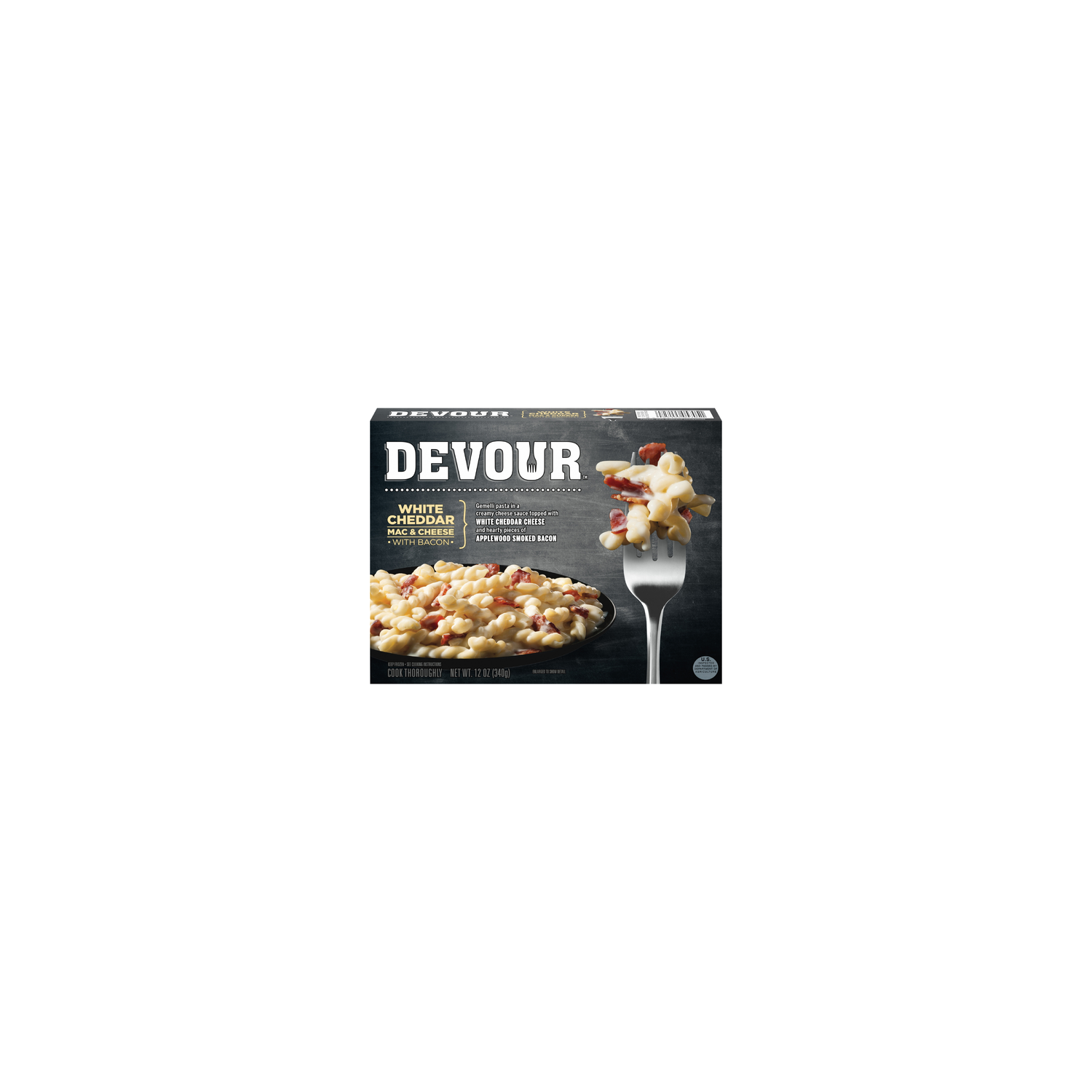 Devour White Cheddar Mac & Cheese With Bacon - 12 Ounce Image 1 of 3