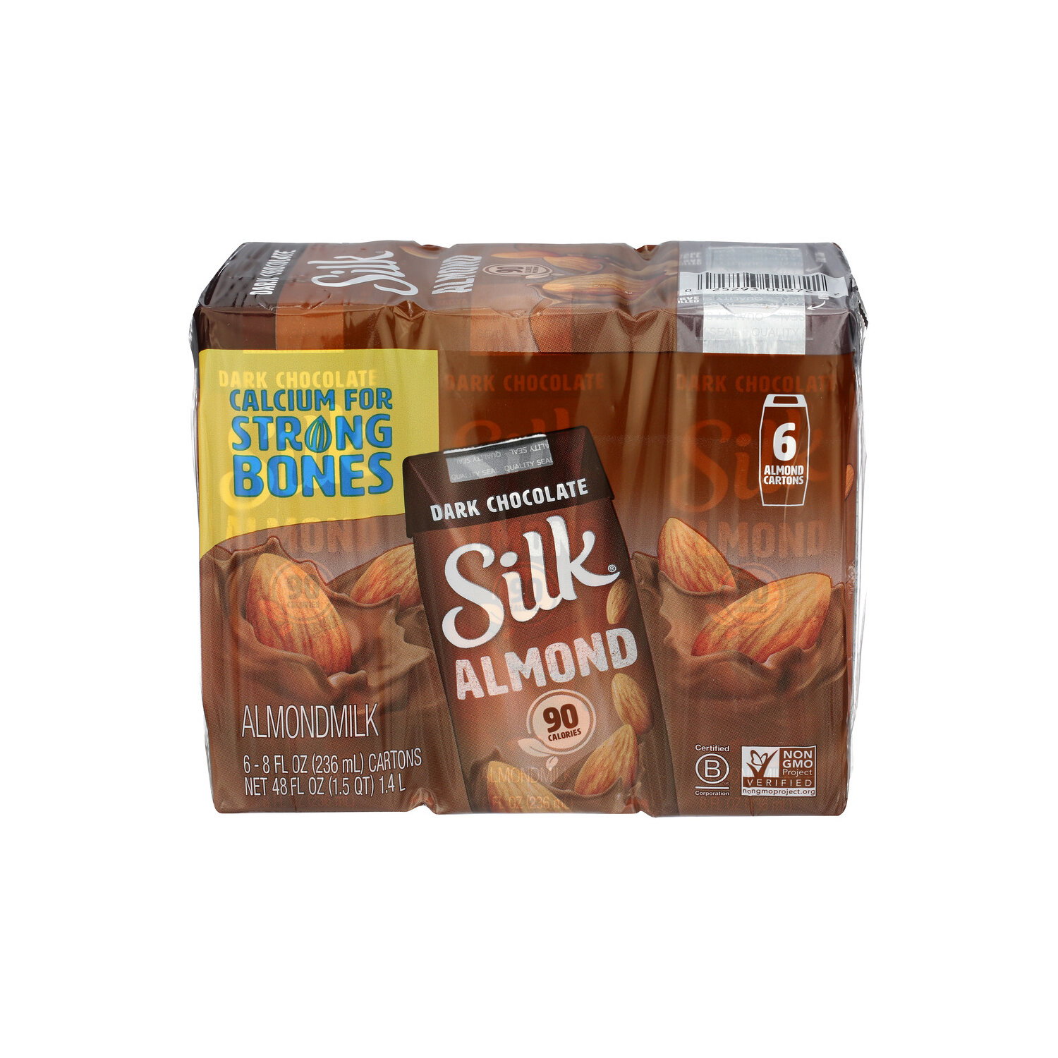 Silk Dark Chocolate Almondmilk - 8 Fluid Ounce - 6 Count Image 1 of 4