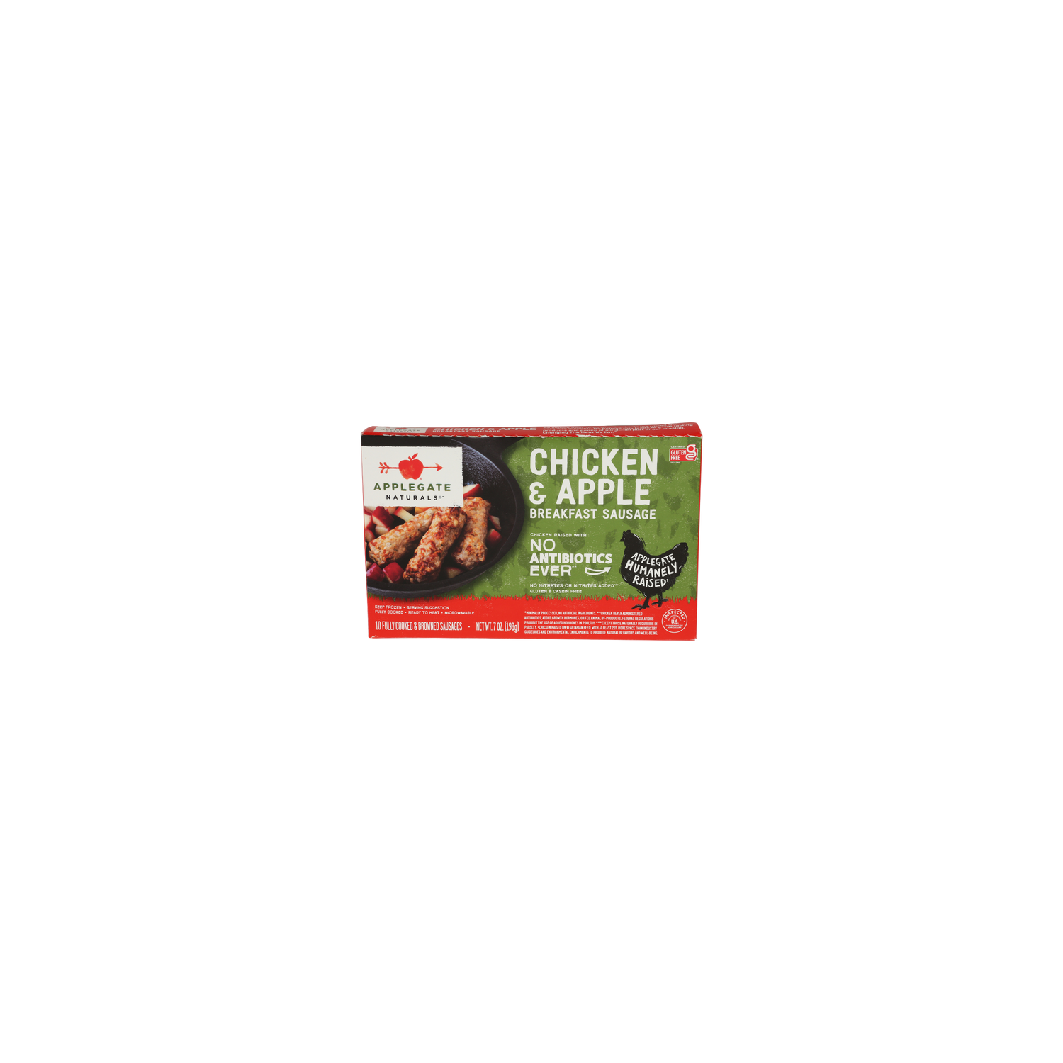 Applegate Naturals Chicken & Apple Breakfast Sausage Links - 0.7 Ounce - 10 Count Image 1 of 4