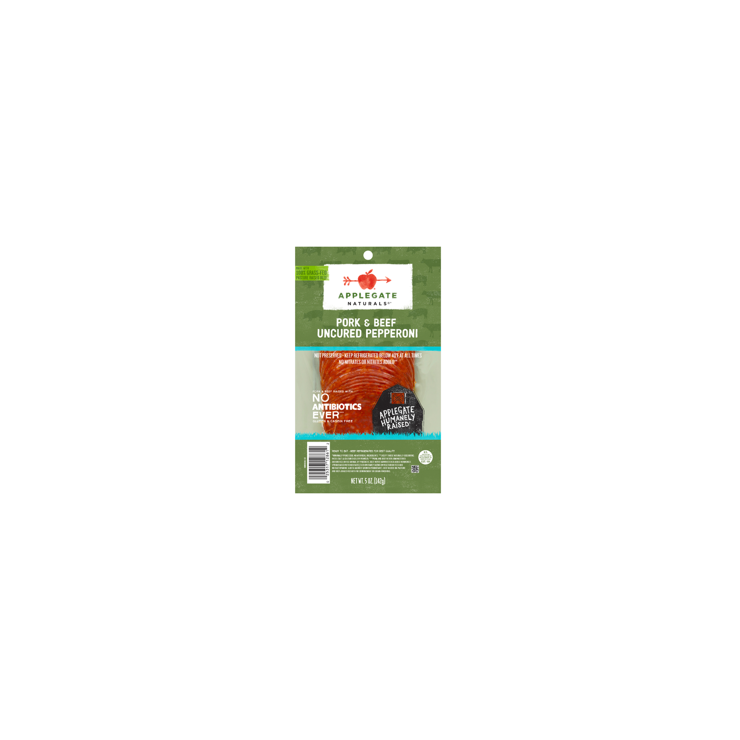 Applegate Naturals Pork & Beef Uncured Pepperoni - 5 Ounce Image 1 of 4