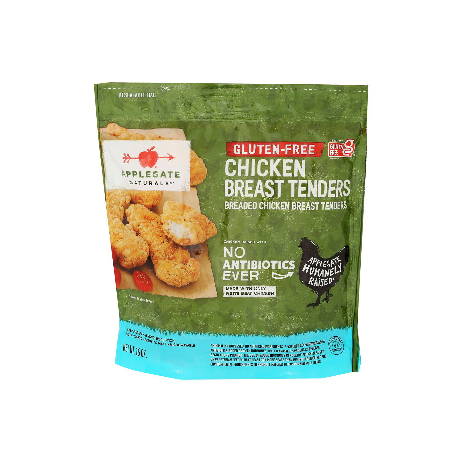 Applegate Breaded Chicken Naturals Gluten-Free Breast Tenders - 16 Ounce Image 1 of 4