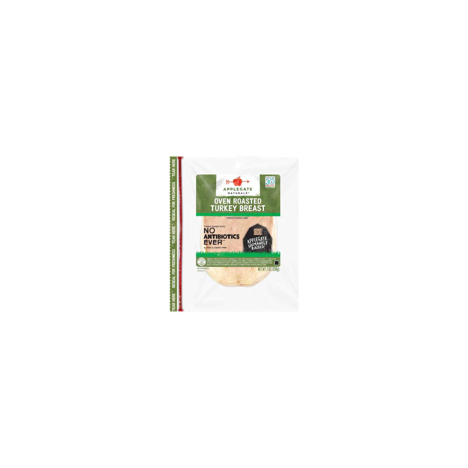 Applegate Naturals Sliced Oven Roasted Turkey Breast - 7 Ounce Image 1 of 5