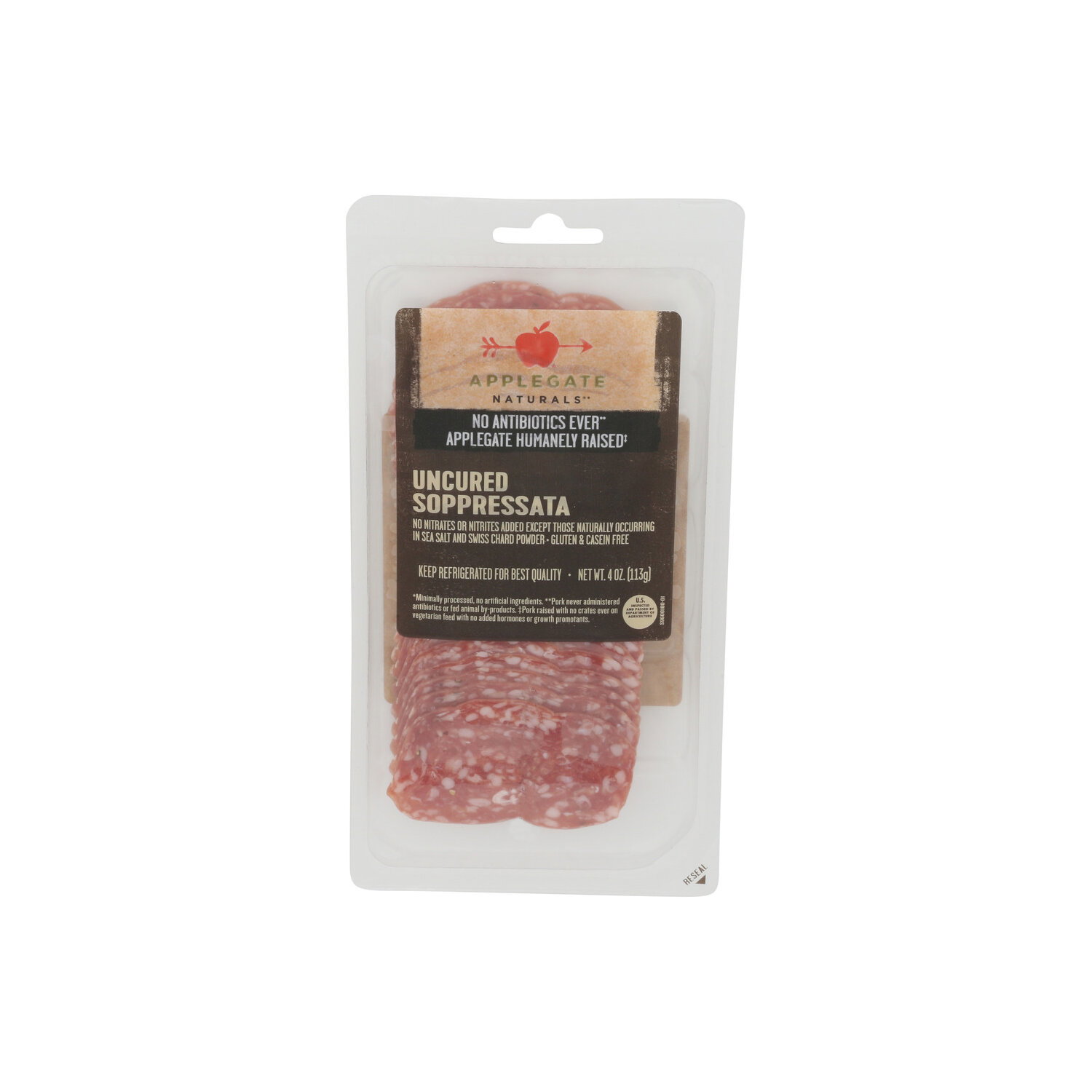 Applegate Naturals Uncured Soppressata - 4 Ounce Image 1 of 4