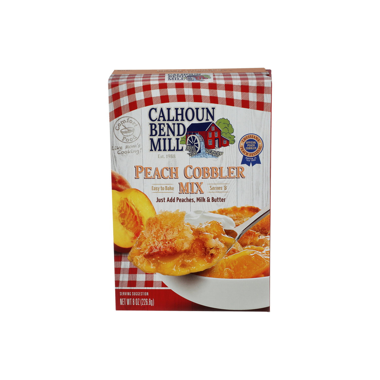 Calhoun Bend Mill Mix Peach Cobbler - 8 Ounce Image 1 of 4