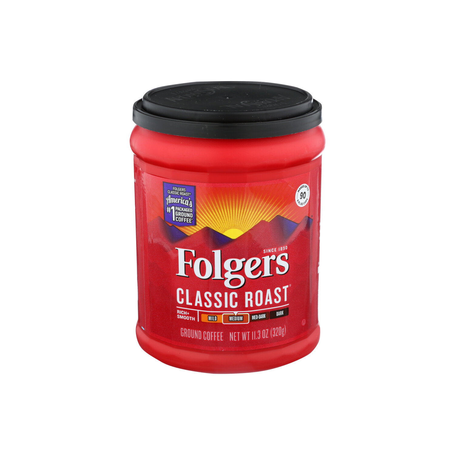 Folgers Classic Roast Ground Coffee Medium - 9.6 Ounce Image 1 of 3