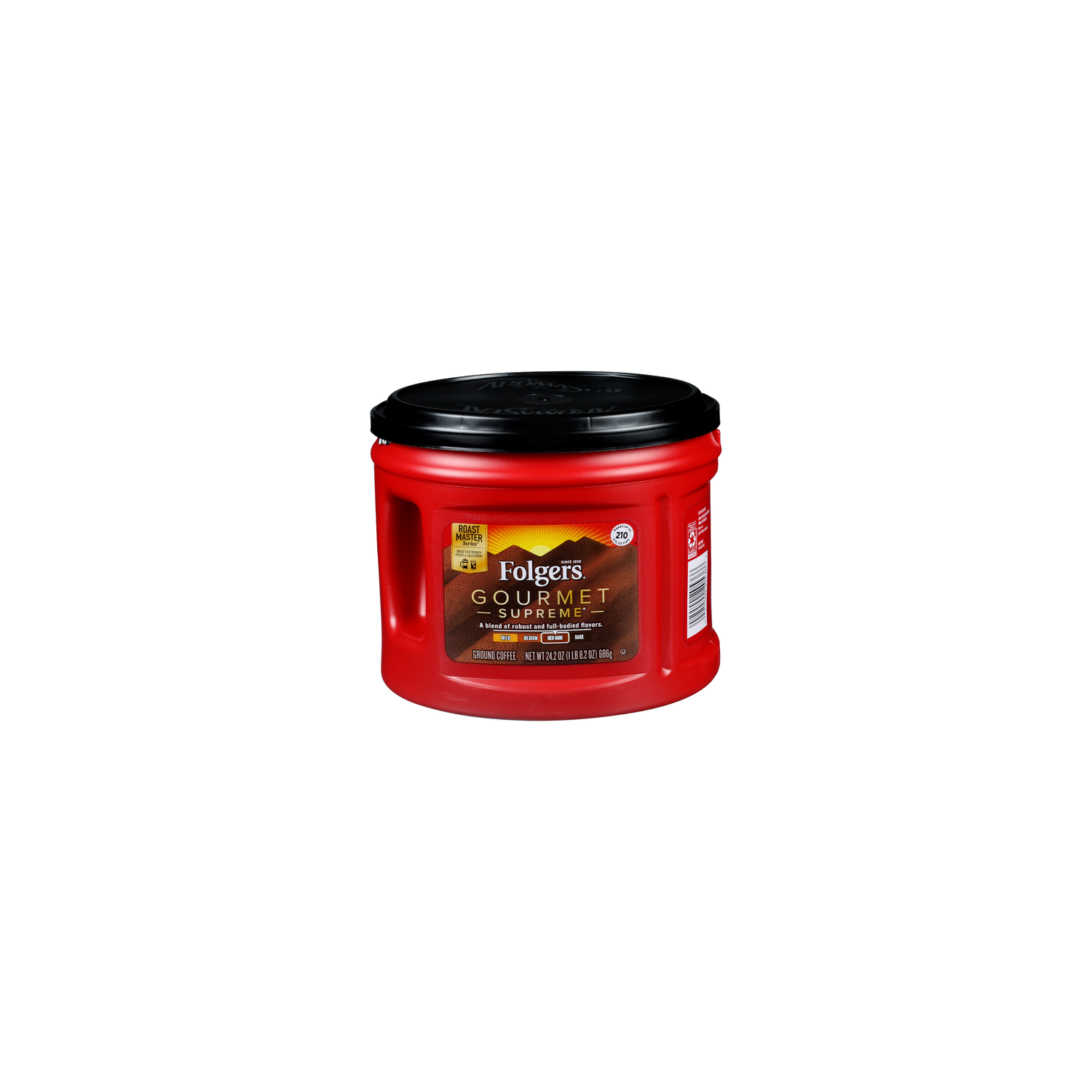 Folgers Medium Dark Gourmet Supreme Ground Coffee - 24.2 Ounce Image 1 of 2