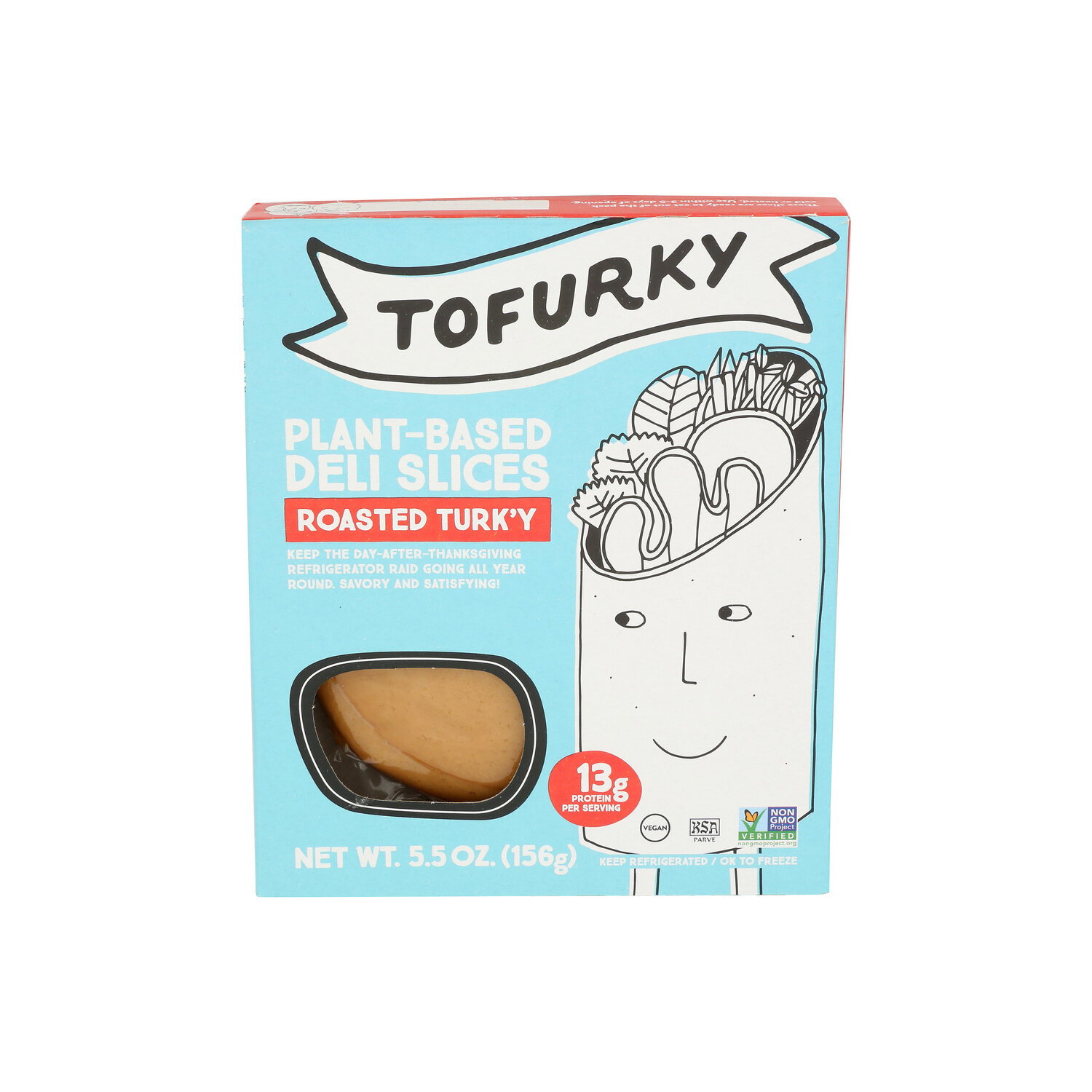 Tofurky Roasted Turk'y Plant-Based Deli Slices Oven - 5.5 Ounce Image 1 of 4